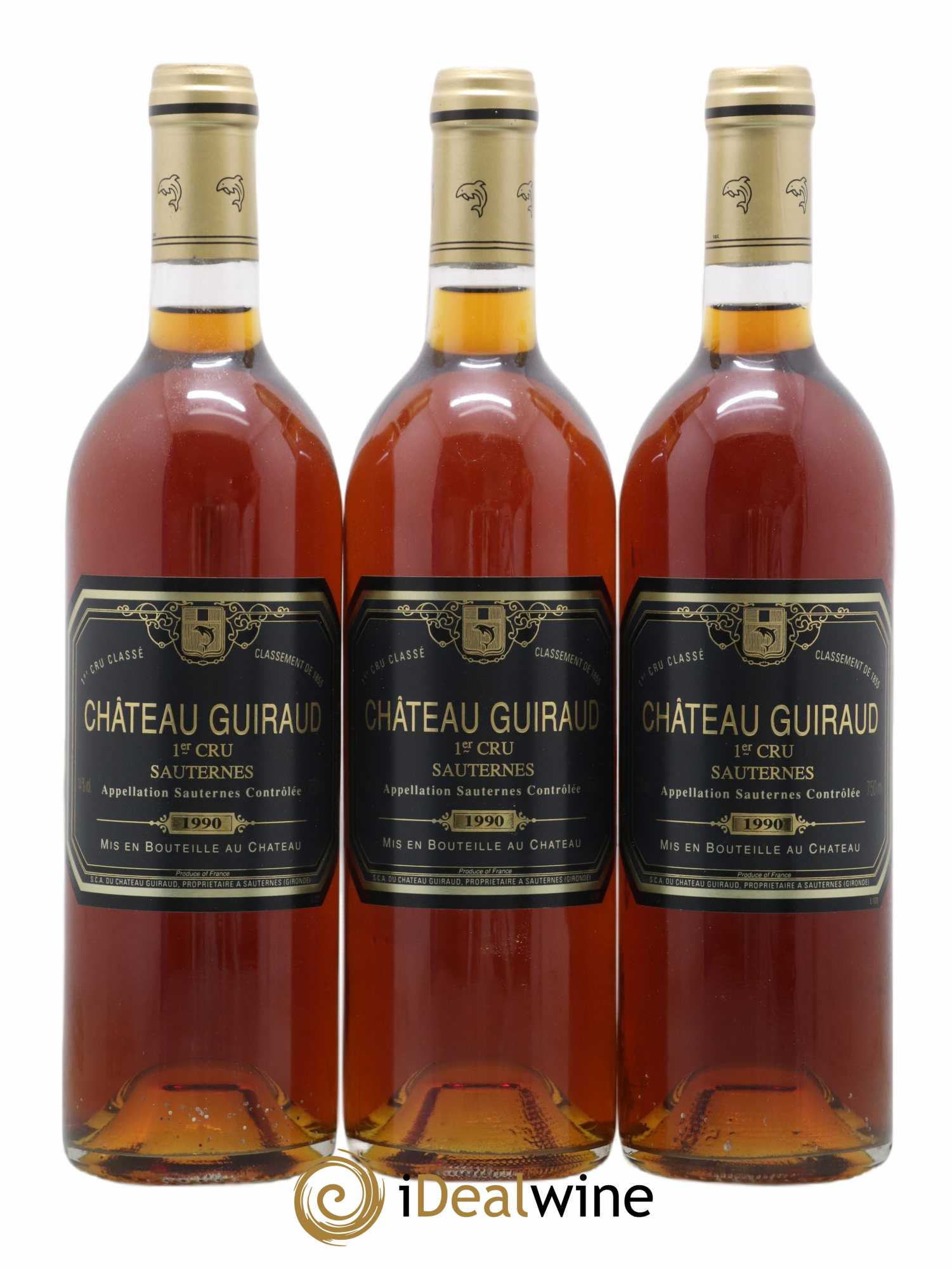 Château Guiraud 1er Grand Cru Classé 1990 - Lotto di 12 bottiglie - 3
