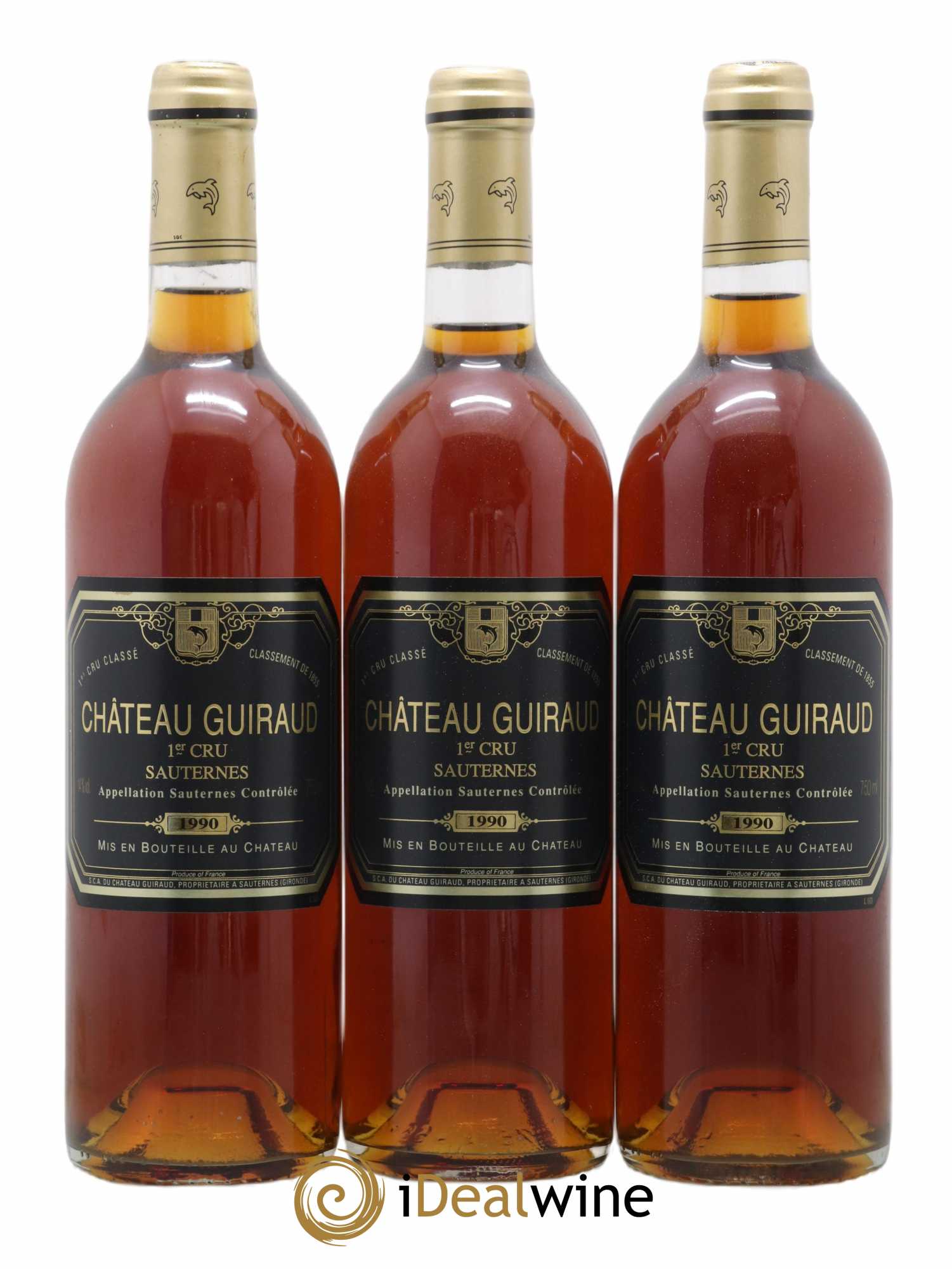 Château Guiraud 1er Grand Cru Classé 1990 - Lotto di 12 bottiglie - 4