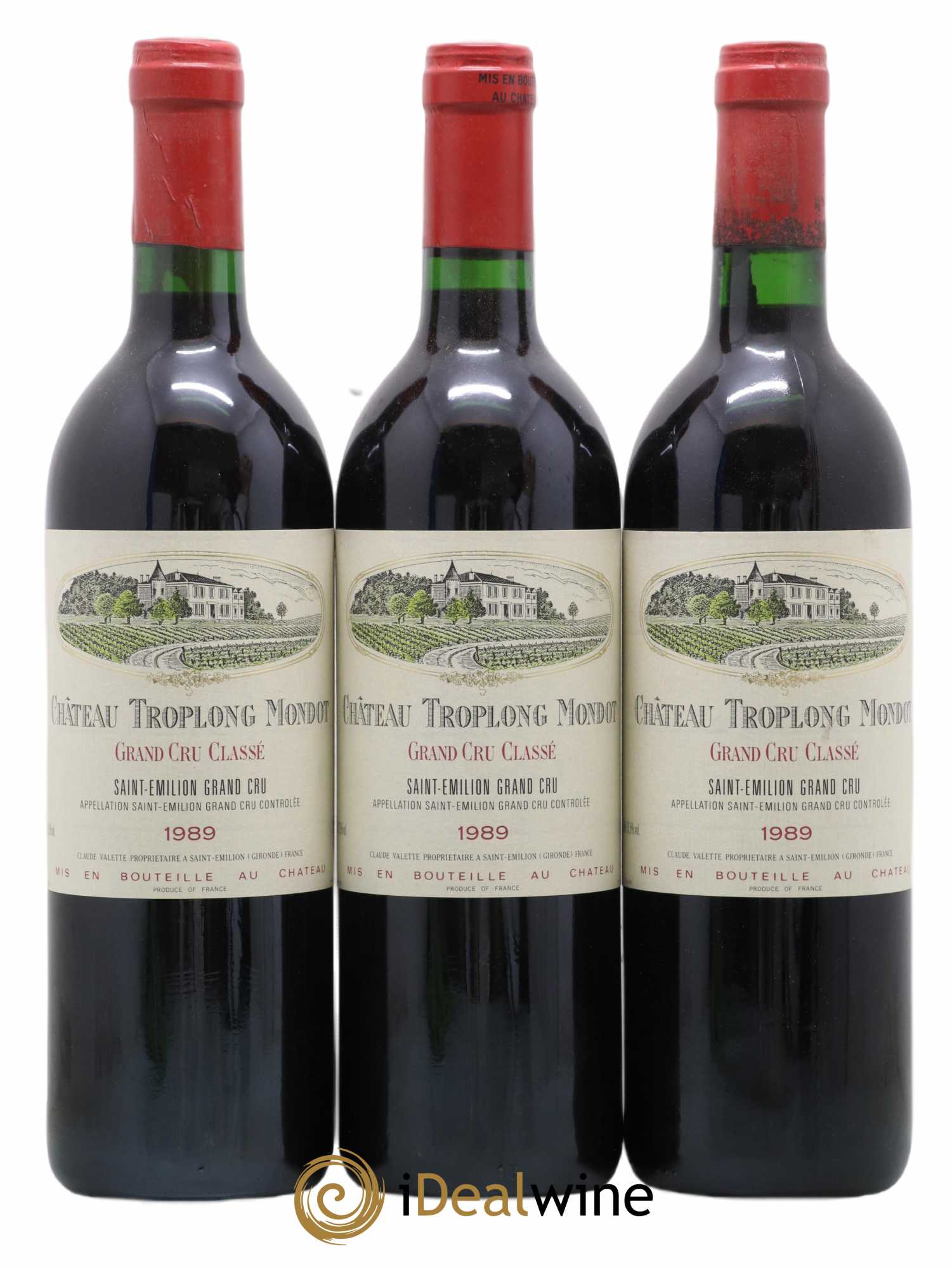 Château Troplong Mondot 1er Grand Cru Classé B 1989 - Lot de 12 bouteilles - 3
