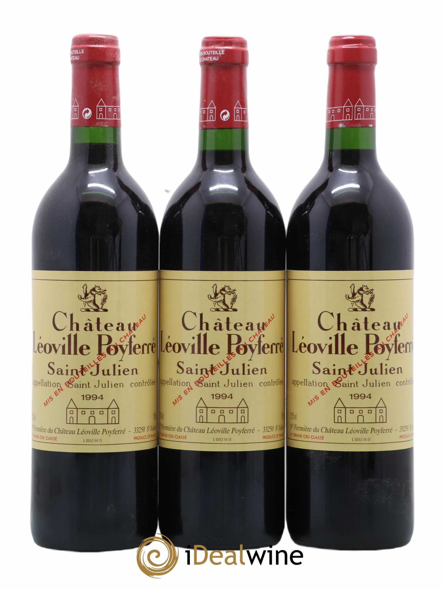 Château Léoville Poyferré 2ème Grand Cru Classé 1994 - Lot de 12 bouteilles - 2