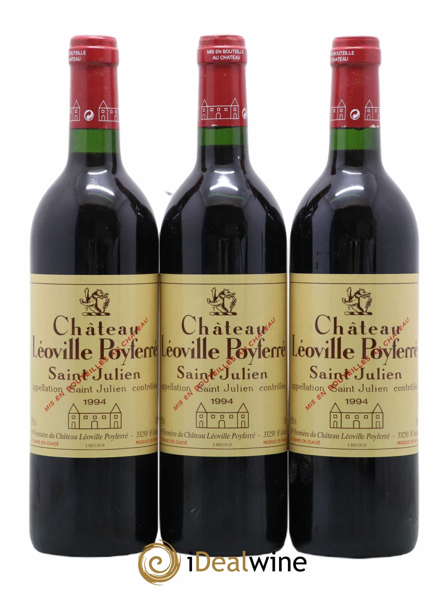 Château Léoville Poyferré 2ème Grand Cru Classé 1994 - Lot de 12 bouteilles - 3