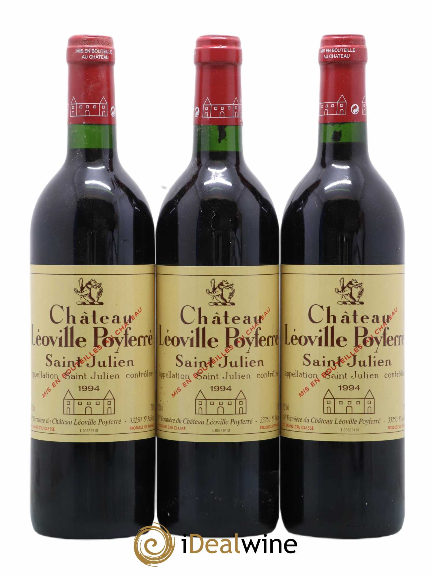 Château Léoville Poyferré 2ème Grand Cru Classé 1994 - Lot de 12 bouteilles - 4