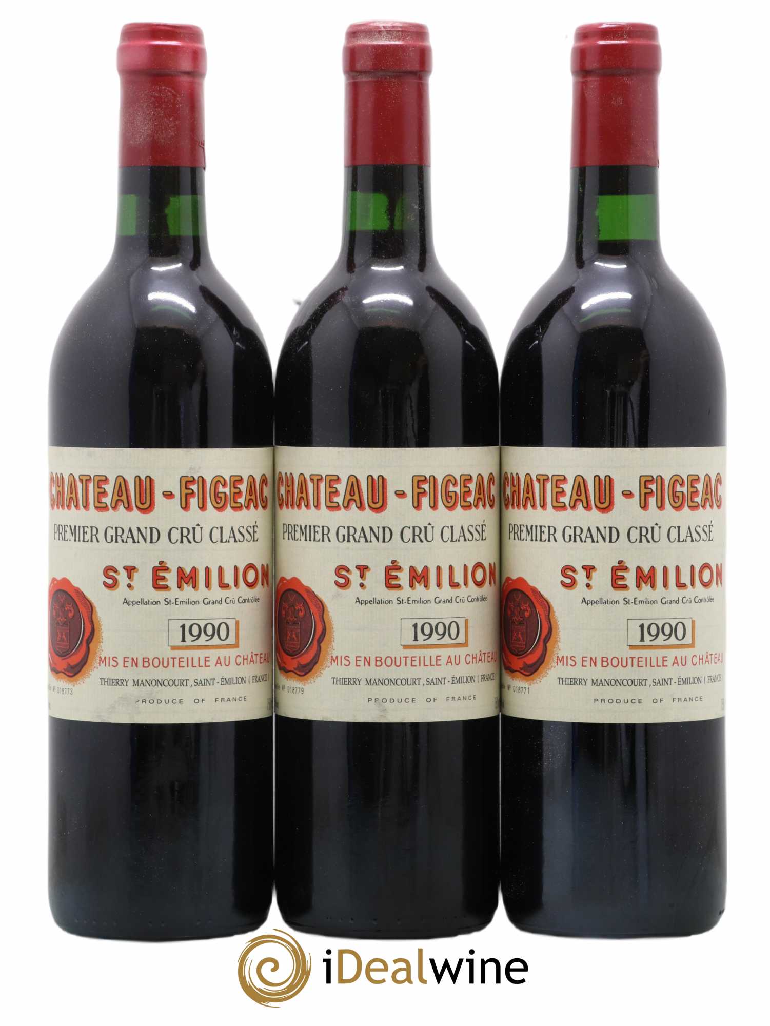 Château Figeac 1er Grand Cru Classé A 1990 - Lot de 12 bouteilles - 3