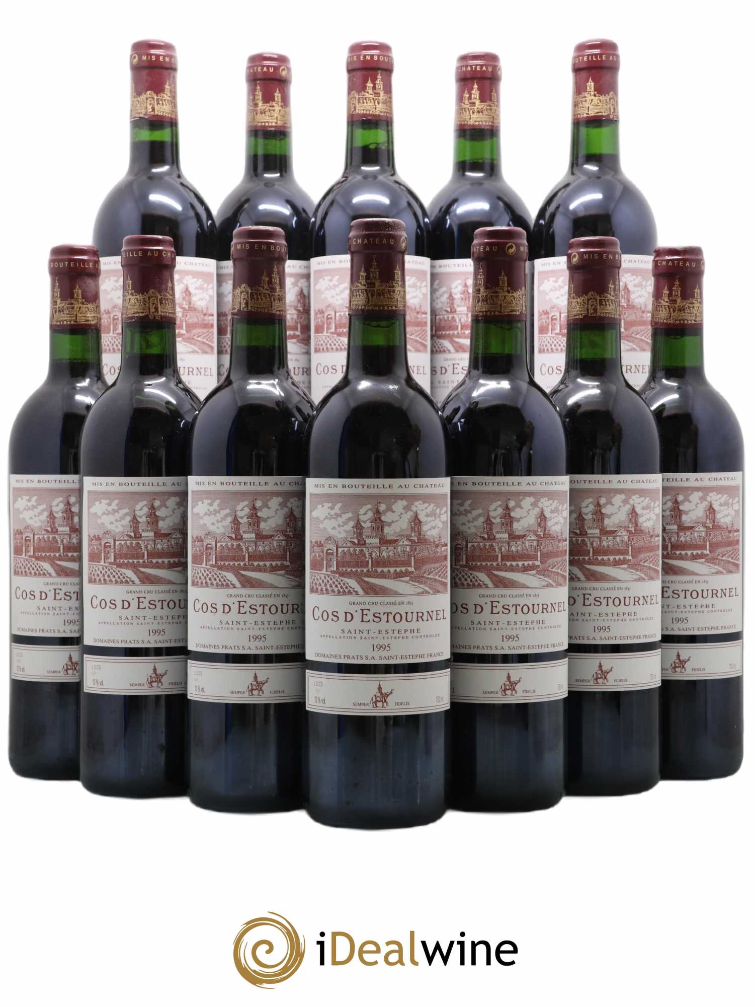 Cos d'Estournel 2ème Grand Cru Classé 1995 - Lot de 12 bouteilles - 0