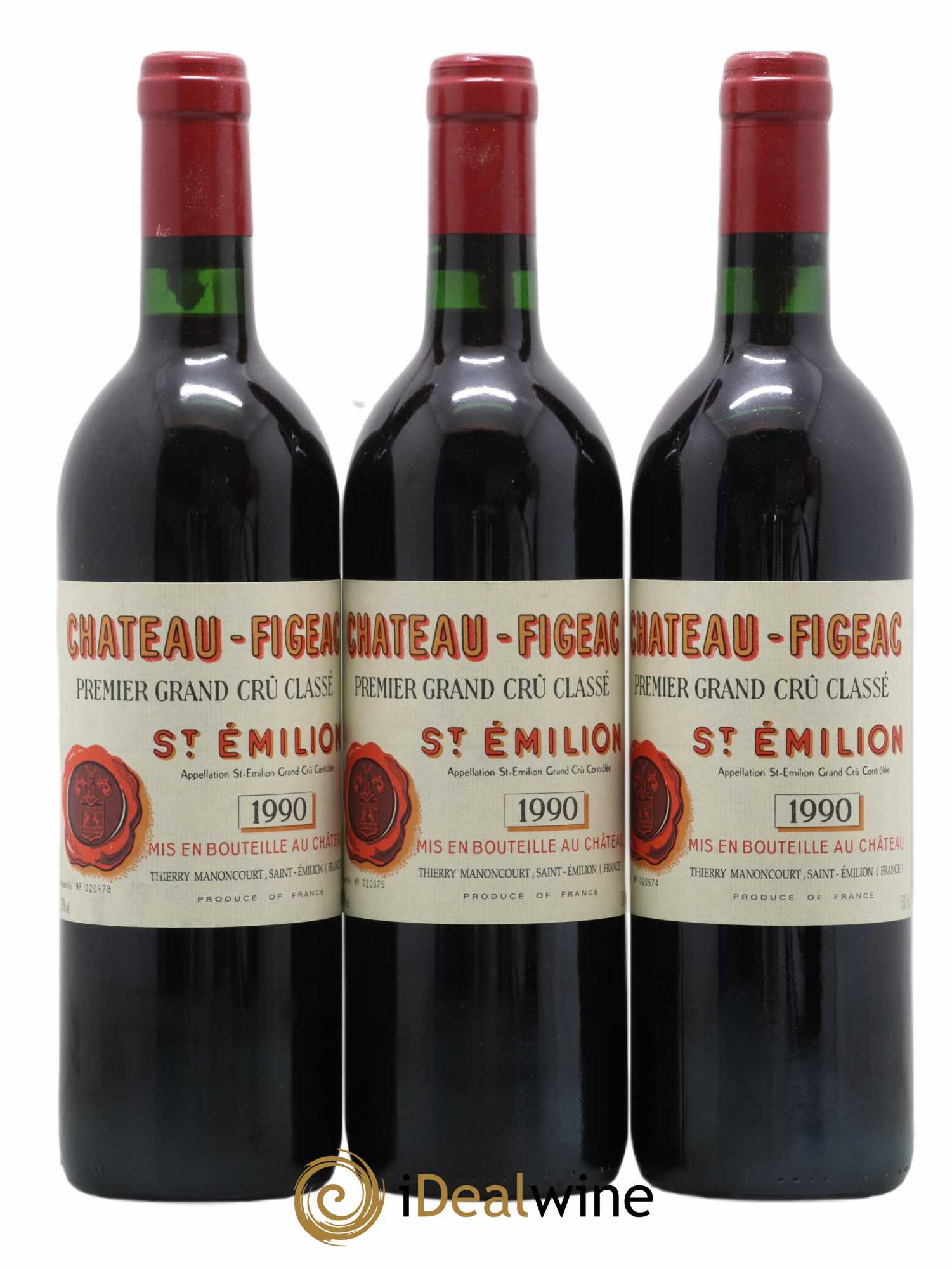 Château Figeac 1er Grand Cru Classé A 1990 - Lot de 12 bouteilles - 4
