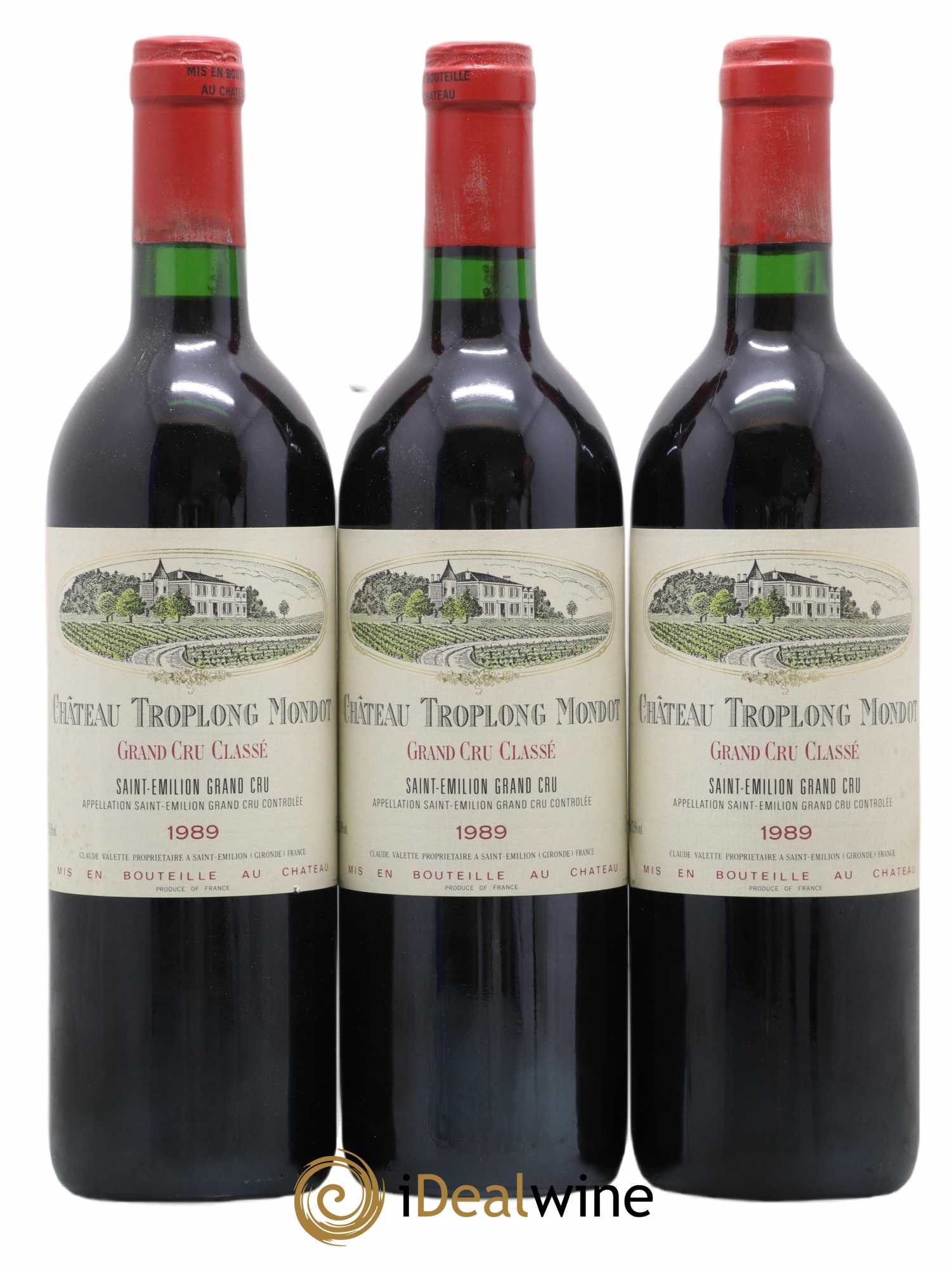 Château Troplong Mondot 1er Grand Cru Classé B 1989 - Lotto di 12 bottiglie - 2