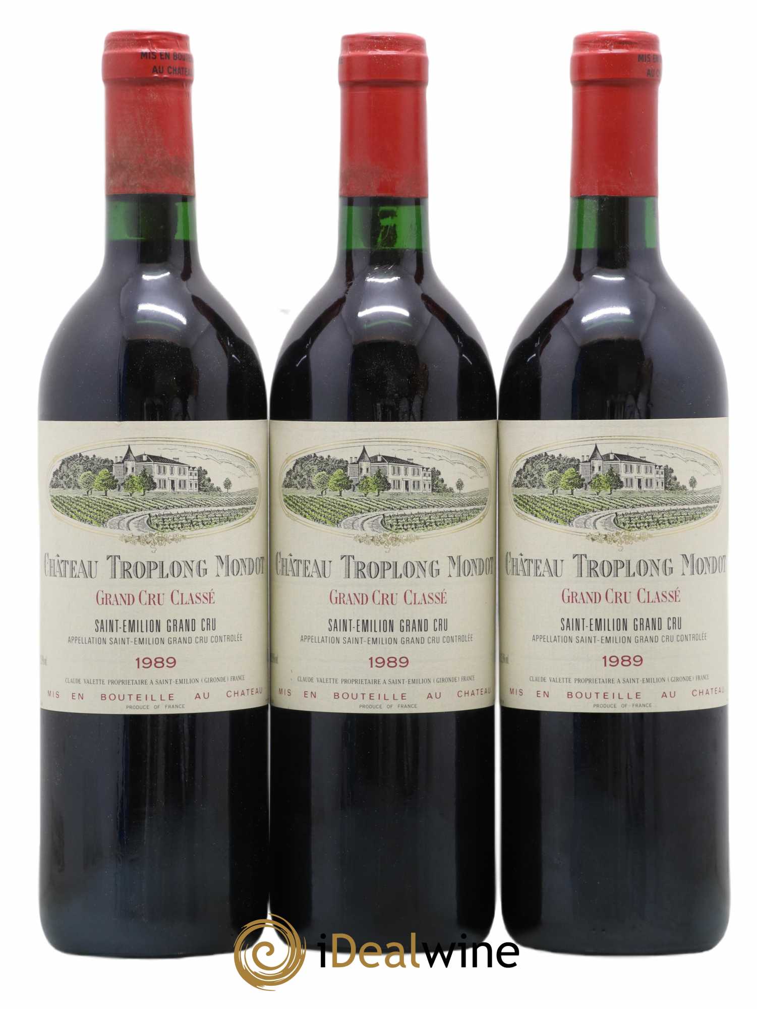 Château Troplong Mondot 1er Grand Cru Classé B 1989 - Lotto di 12 bottiglie - 4