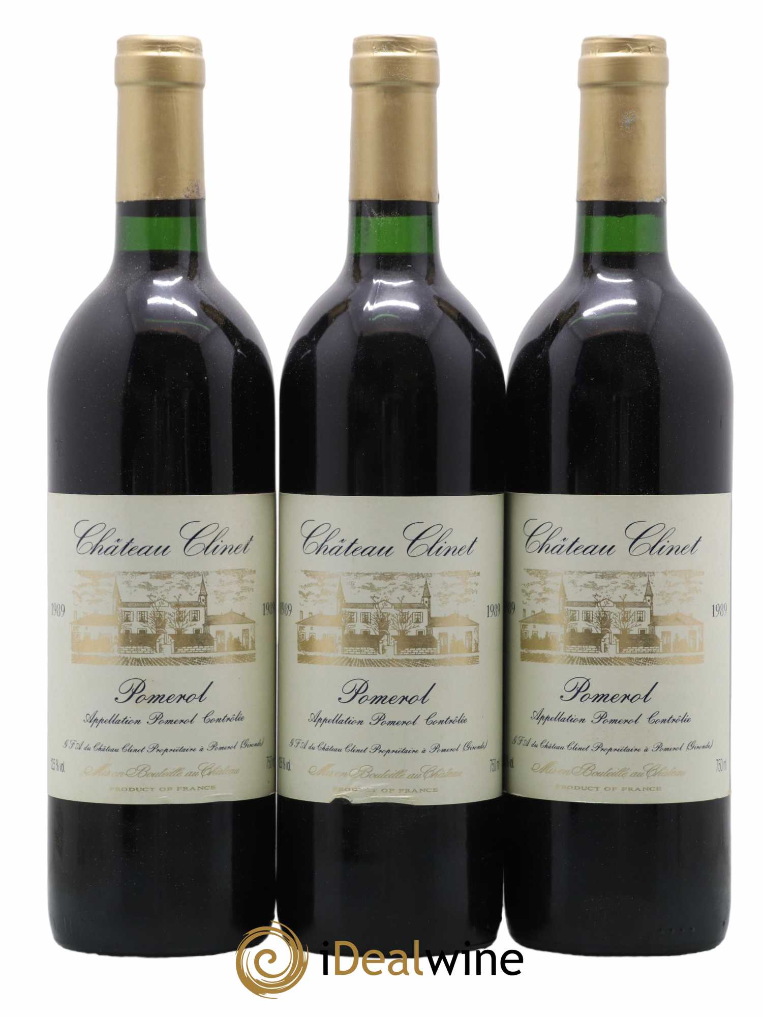 Château Clinet 1989 - Lot de 12 bouteilles - 1