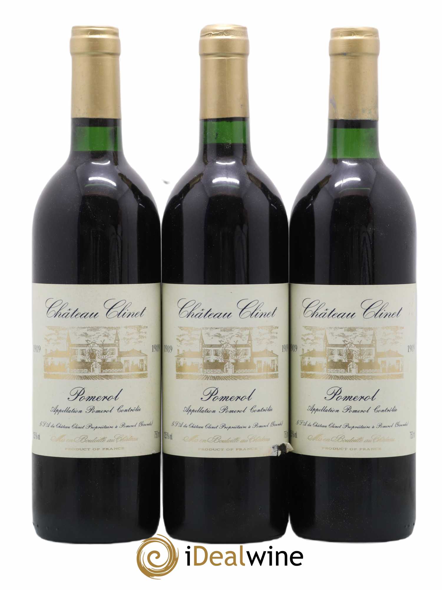 Château Clinet 1989 - Lot de 12 bouteilles - 2