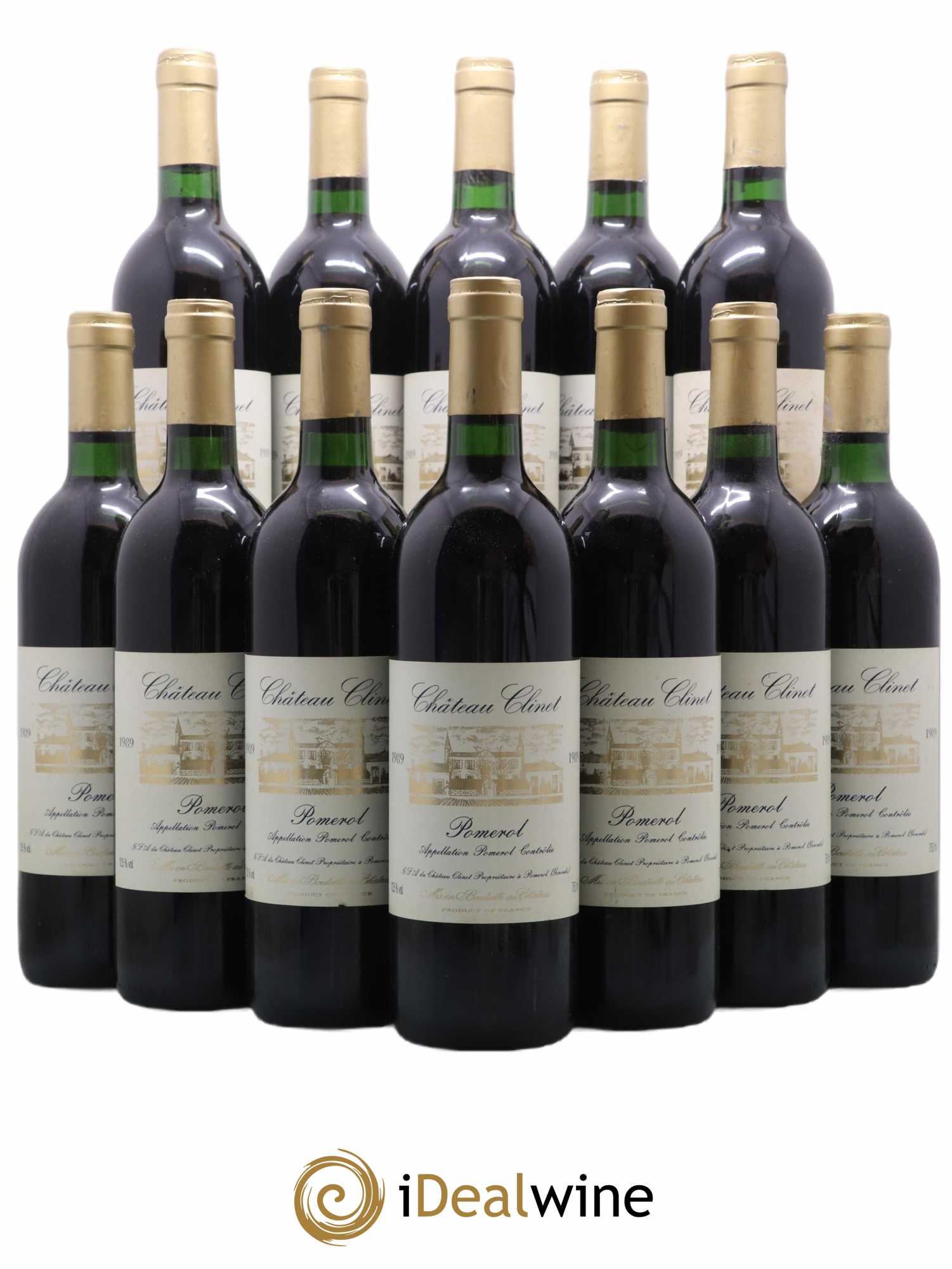 Château Clinet 1989 - Lot de 12 bouteilles - 0