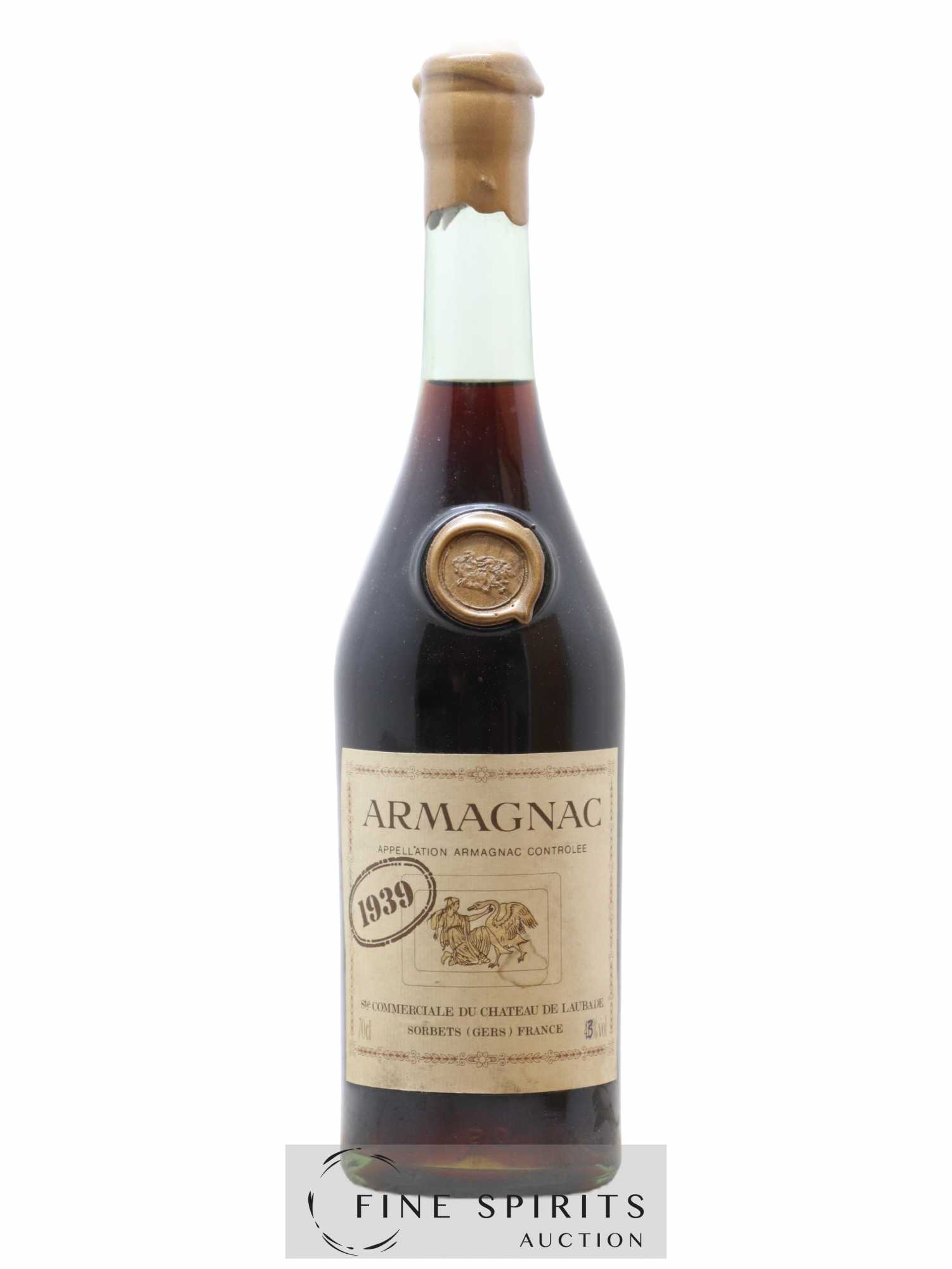 Château de Laubade 1939 Of. bottled 1985 - Lot de 1 bouteille - 1