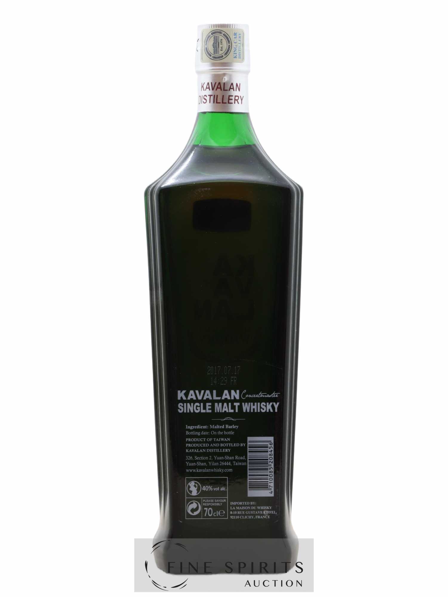 Kavalan Of. Concertmaster Port Cask Finish - bottled 2013 LMDW - Lot de 1 bouteille - 2