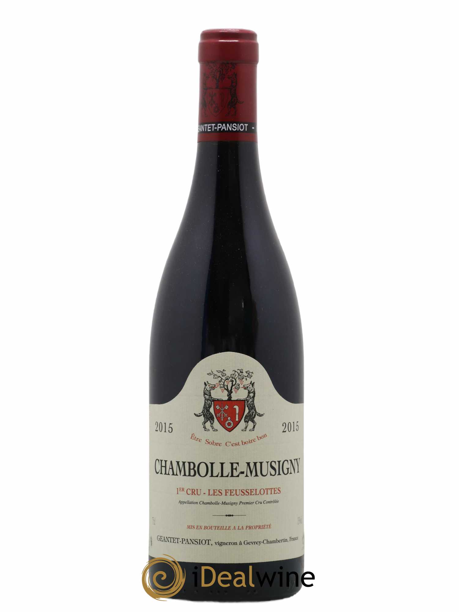 Chambolle-Musigny 1er Cru Les Feusselottes Geantet-Pansiot 2015 - Lot de 1 bouteille - 0
