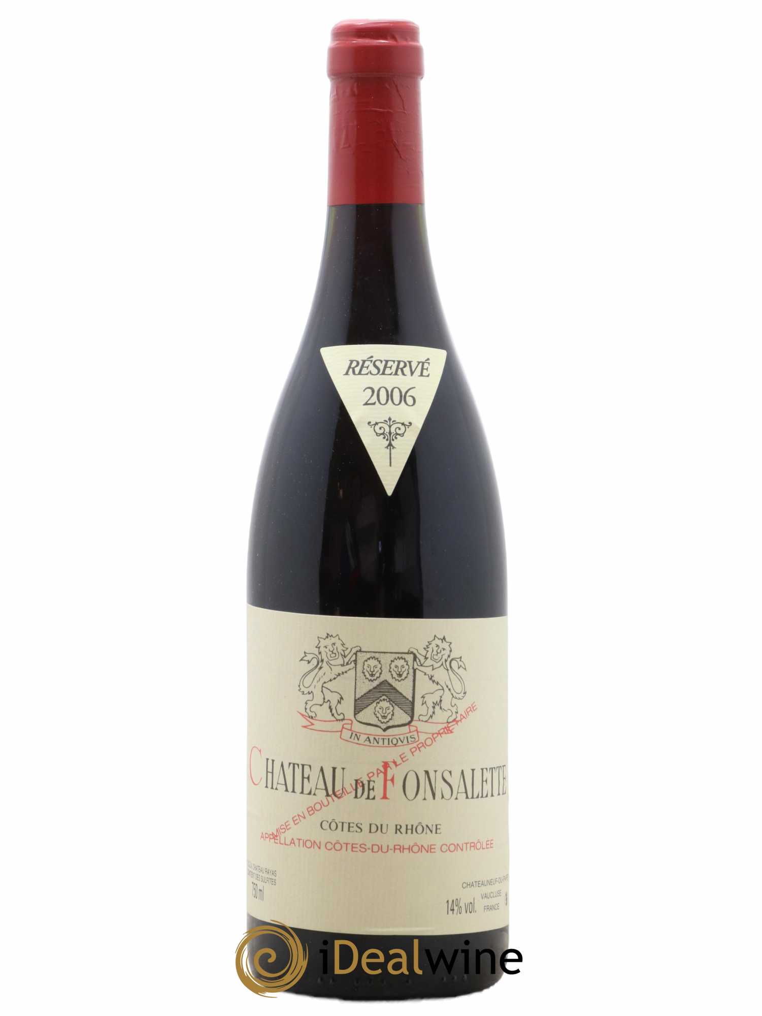Côtes-du-Rhône Château de Fonsalette Emmanuel Reynaud 2006 - Lot de 1 bouteille - 0