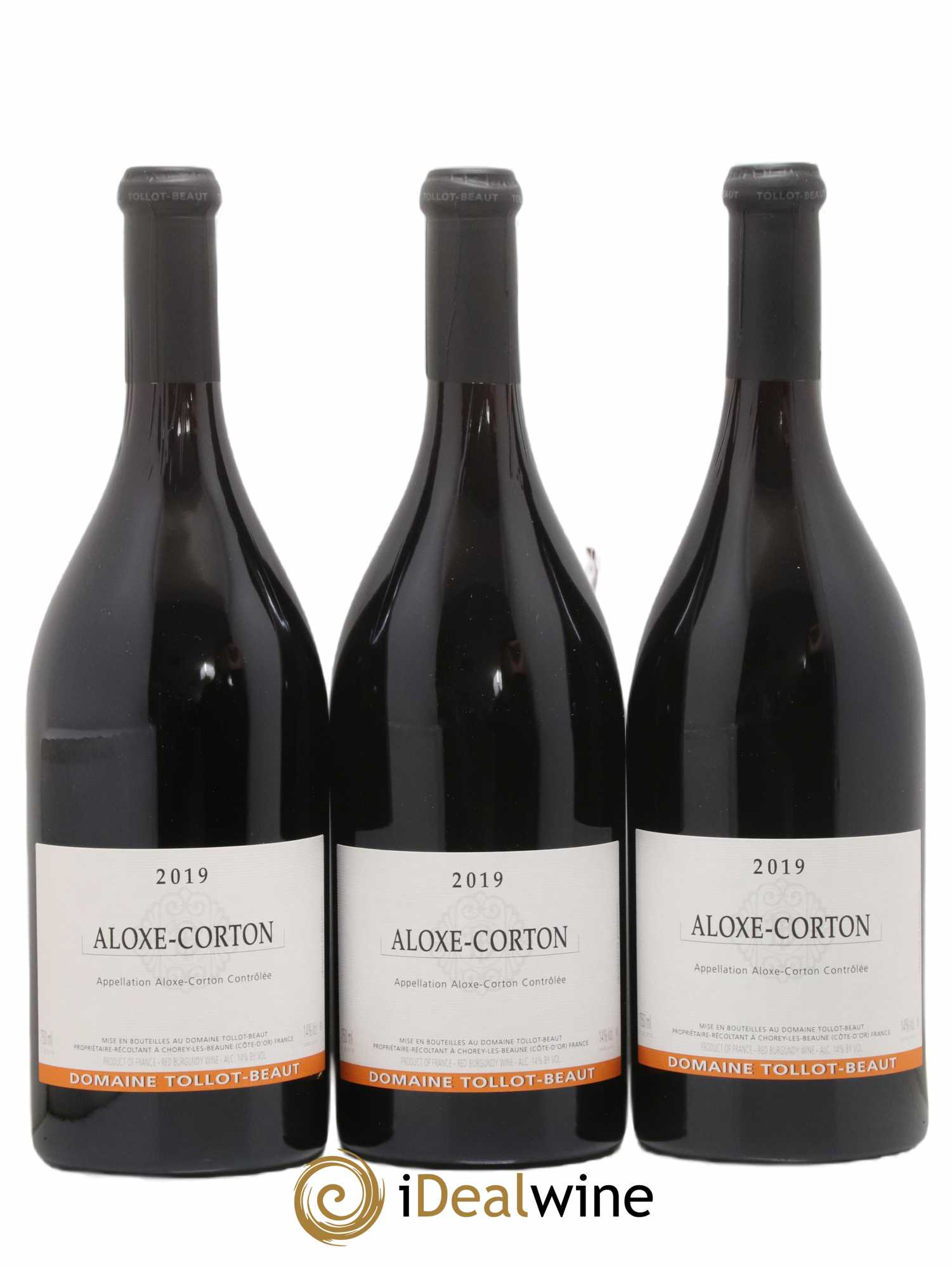 Aloxe-Corton Tollot Beaut (Domaine) 2019 - Lot de 3 bouteilles - 0