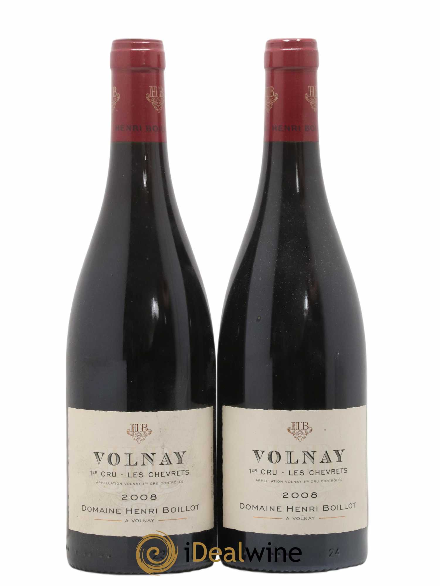Volnay 1er Cru Les Chevrets Henri Boillot (Domaine) 2008 - Lot de 2 bouteilles - 0