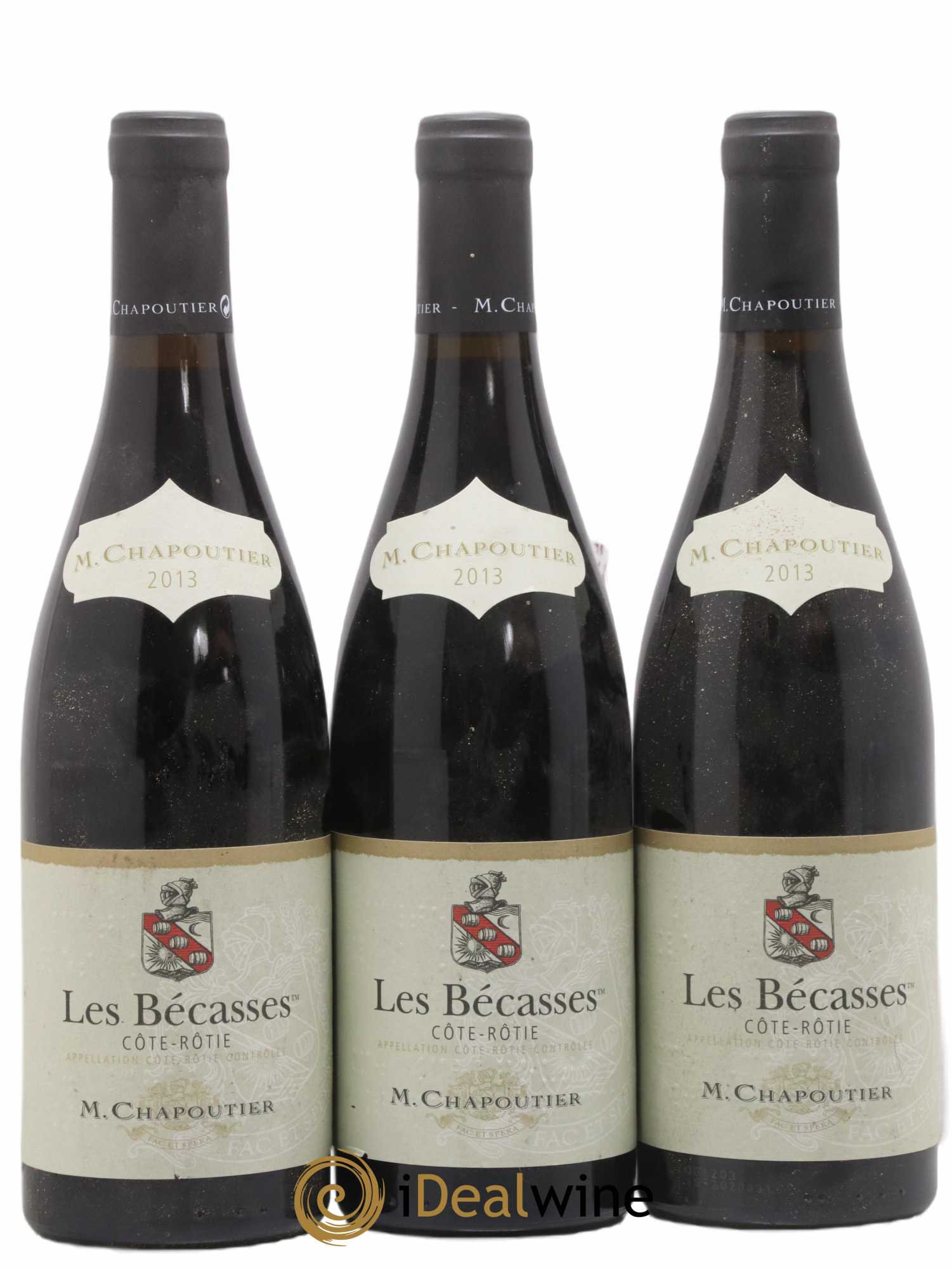 Côte-Rôtie Les Bécasses Chapoutier 2013 - Lot de 3 bouteilles - 0