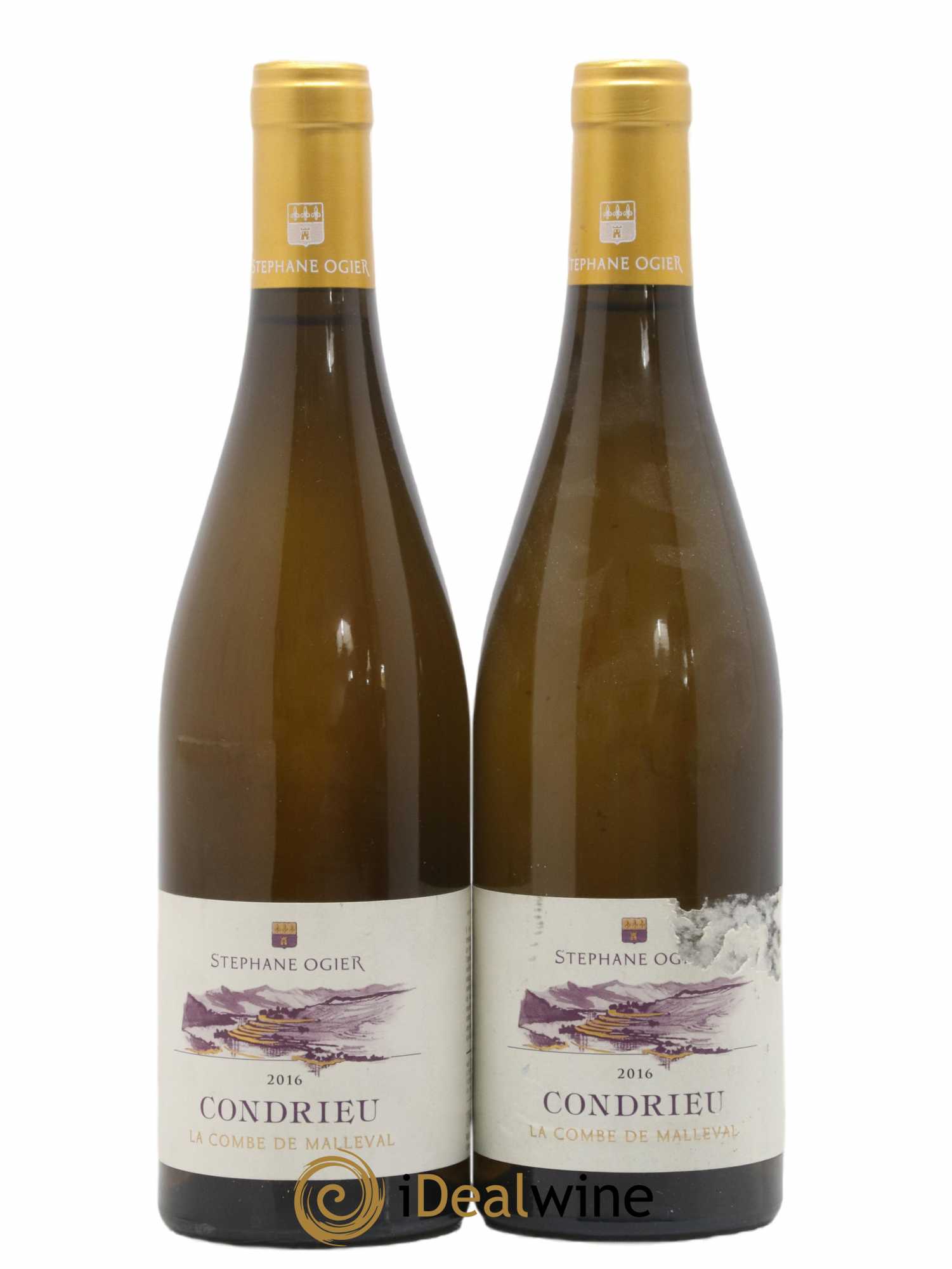 Condrieu La Combe de Malleval Stéphane Ogier 2016 - Lot de 2 bouteilles - 0