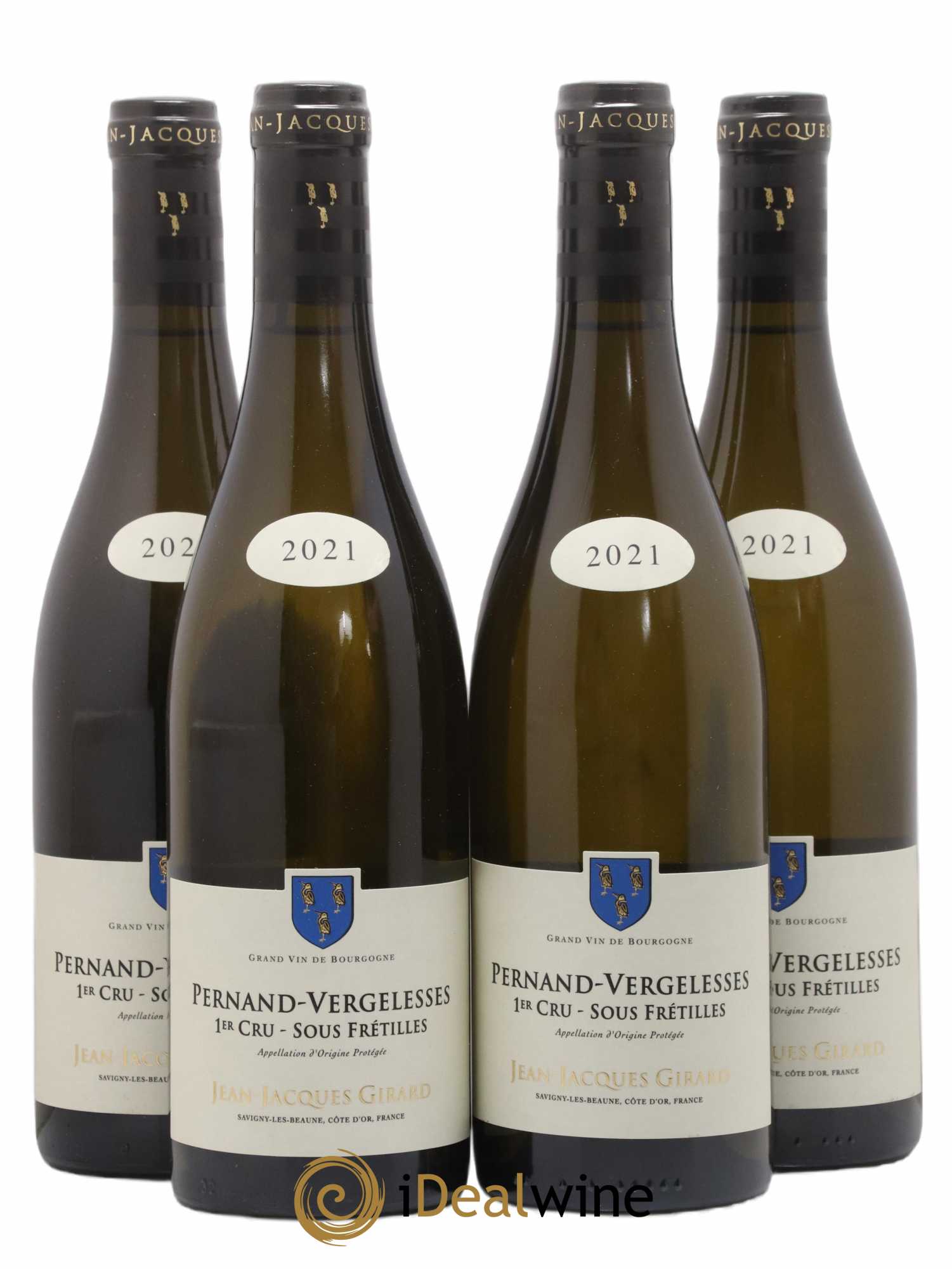 Pernand-Vergelesses 1er Cru Sous Fretilles Domaine Jean Jacques Girard 2021 - Lot of 4 bottles - 0