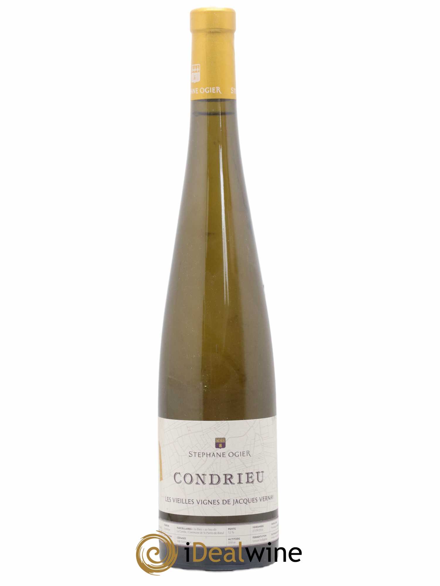 Condrieu Les Vieilles Vignes de Jacques Vernay Stéphane Ogier 2016 - Lot of 1 bottle - 0