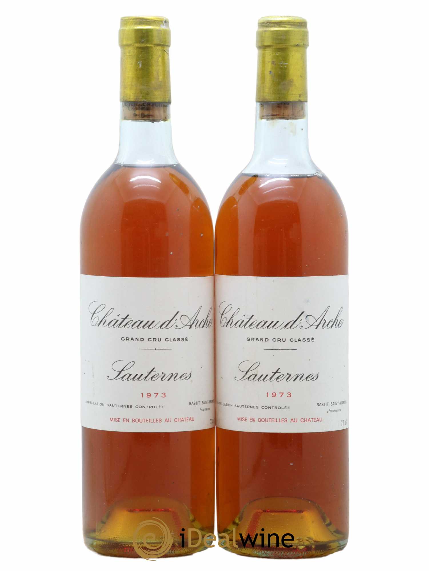 Château d' Arche 2ème Grand Cru Classé 1973 - Lotto di 2 bottiglie - 0