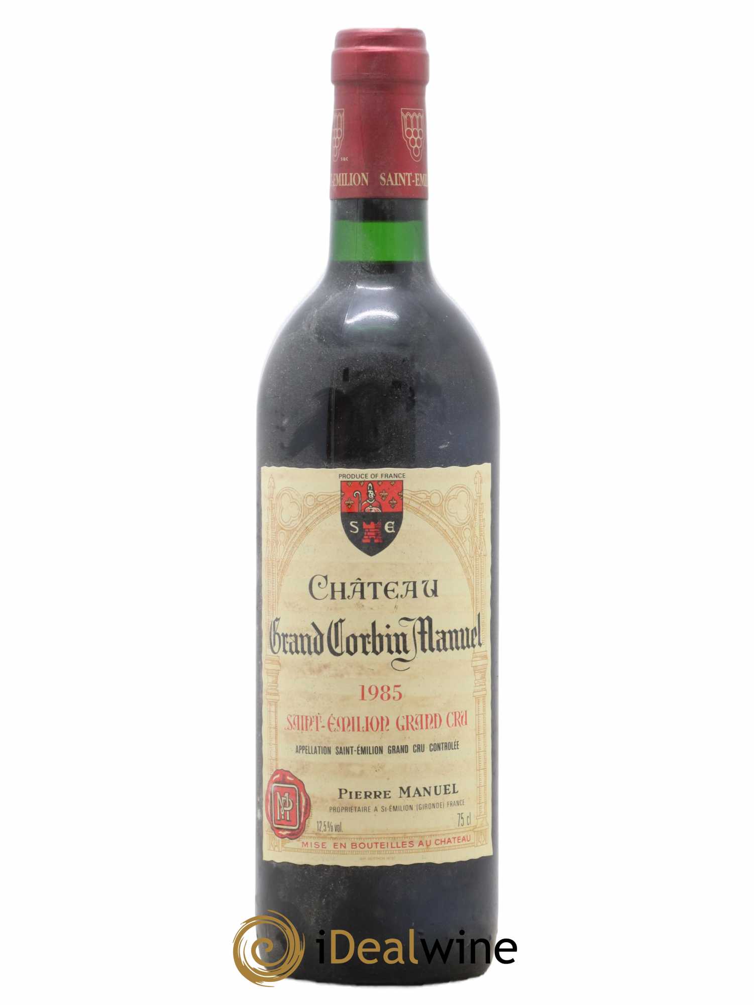 Saint-Émilion Grand Cru Grand Corbin Manuel 1985 - Lot de 1 bouteille - 0