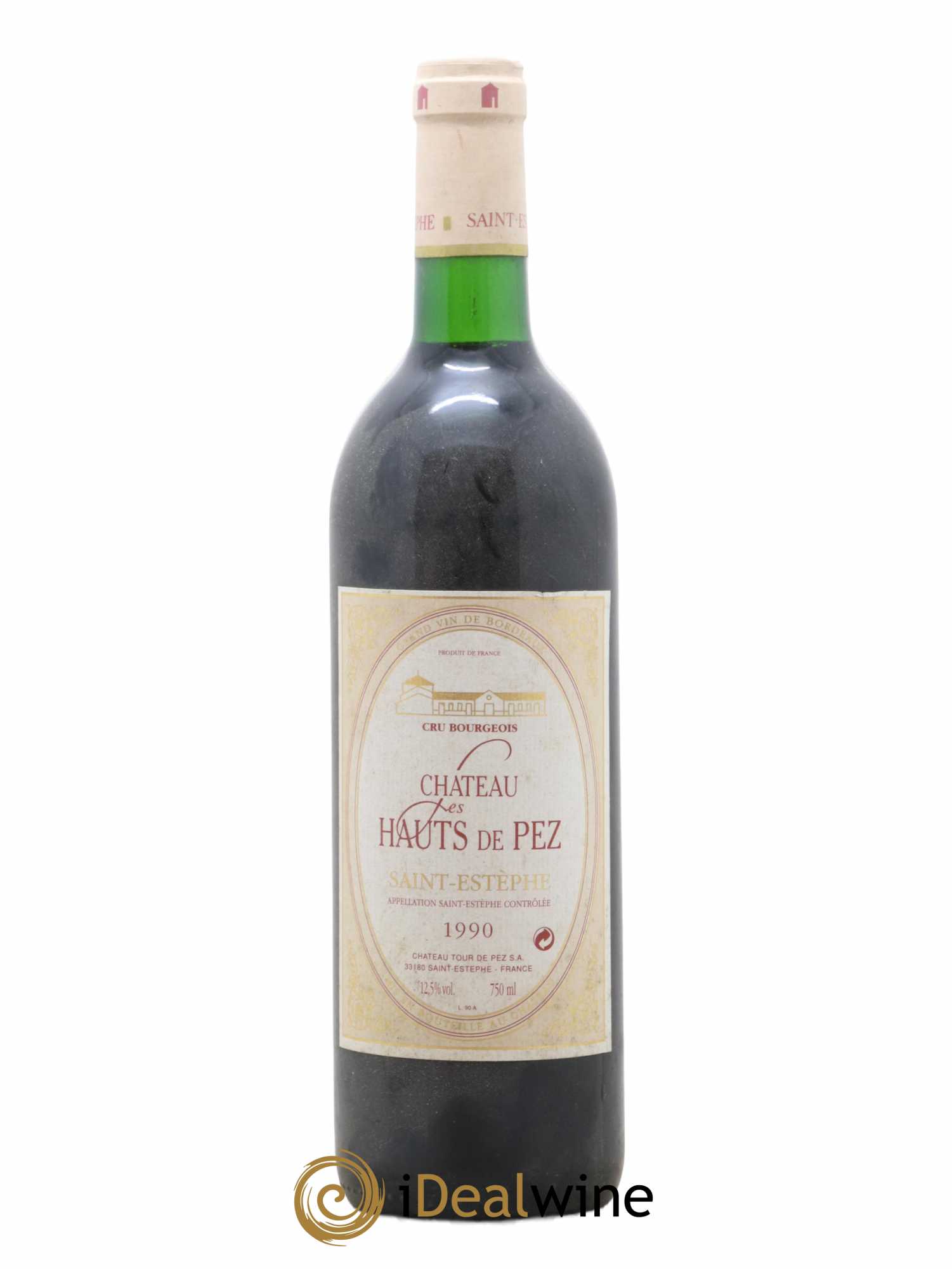 Saint-Estèphe (senza prezzo di riserva) 1990 - Lotto di 1 bottiglia - 0