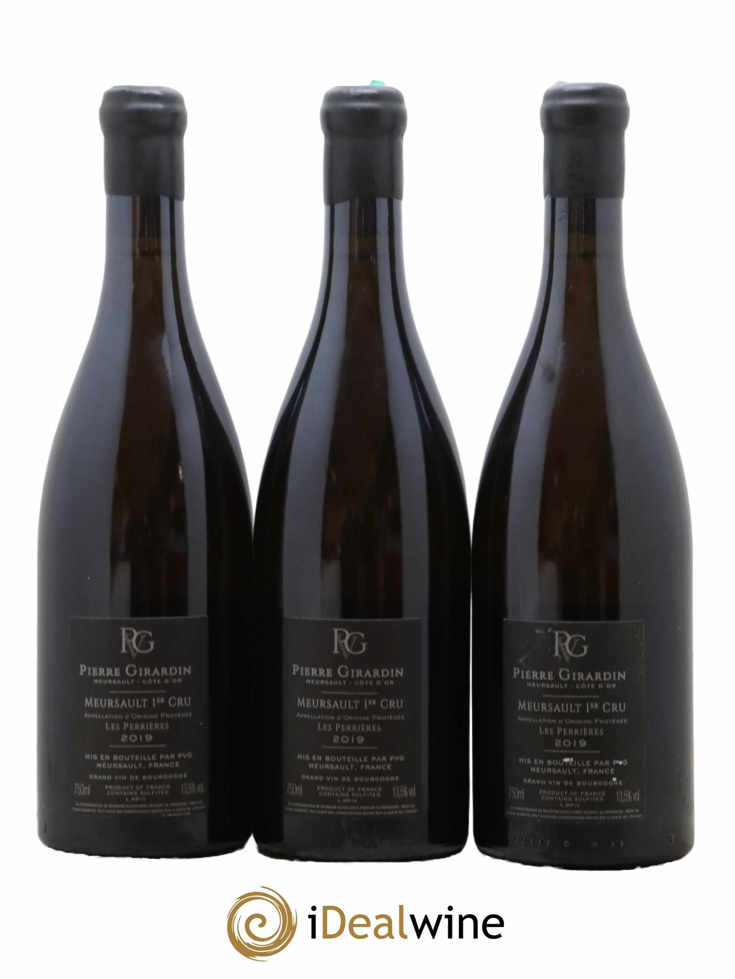 Meursault 1er Cru Les Perrières Pierre Girardin 2019 - Lot de 3 bouteilles - 1