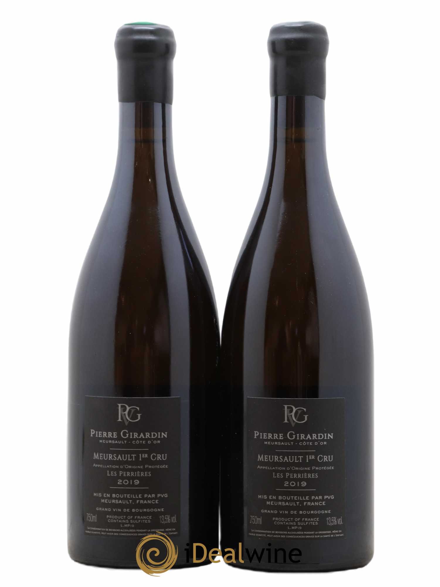 Meursault 1er Cru Pierre Girardin 2019 - Lot de 2 bouteilles - 1