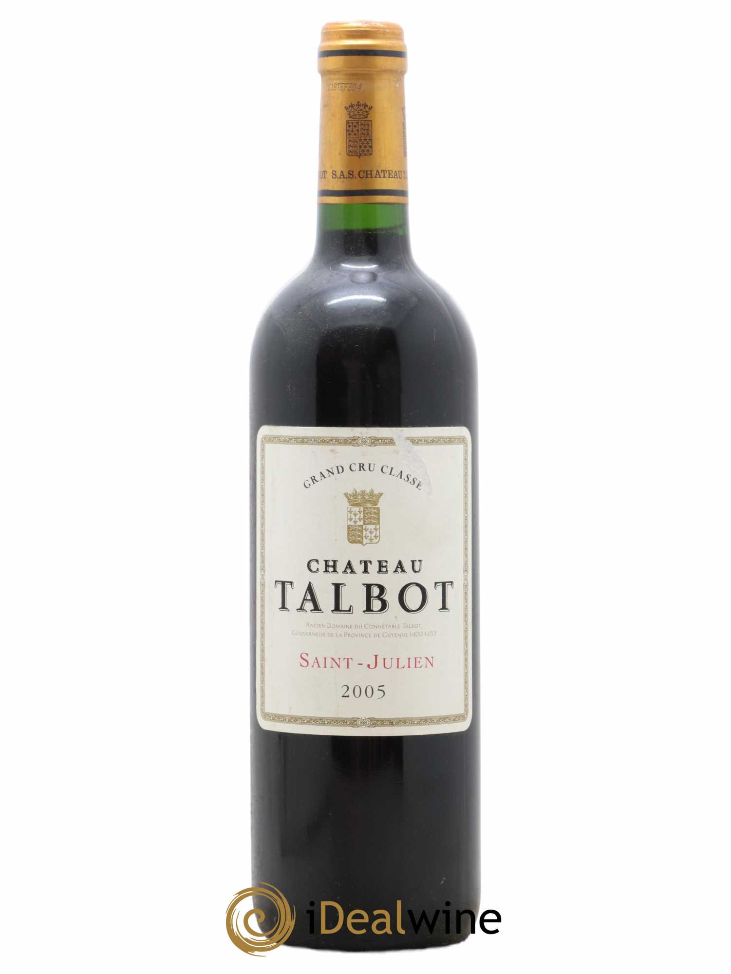 Château Talbot 4ème Grand Cru Classé 2005 - Lot de 1 bouteille - 0