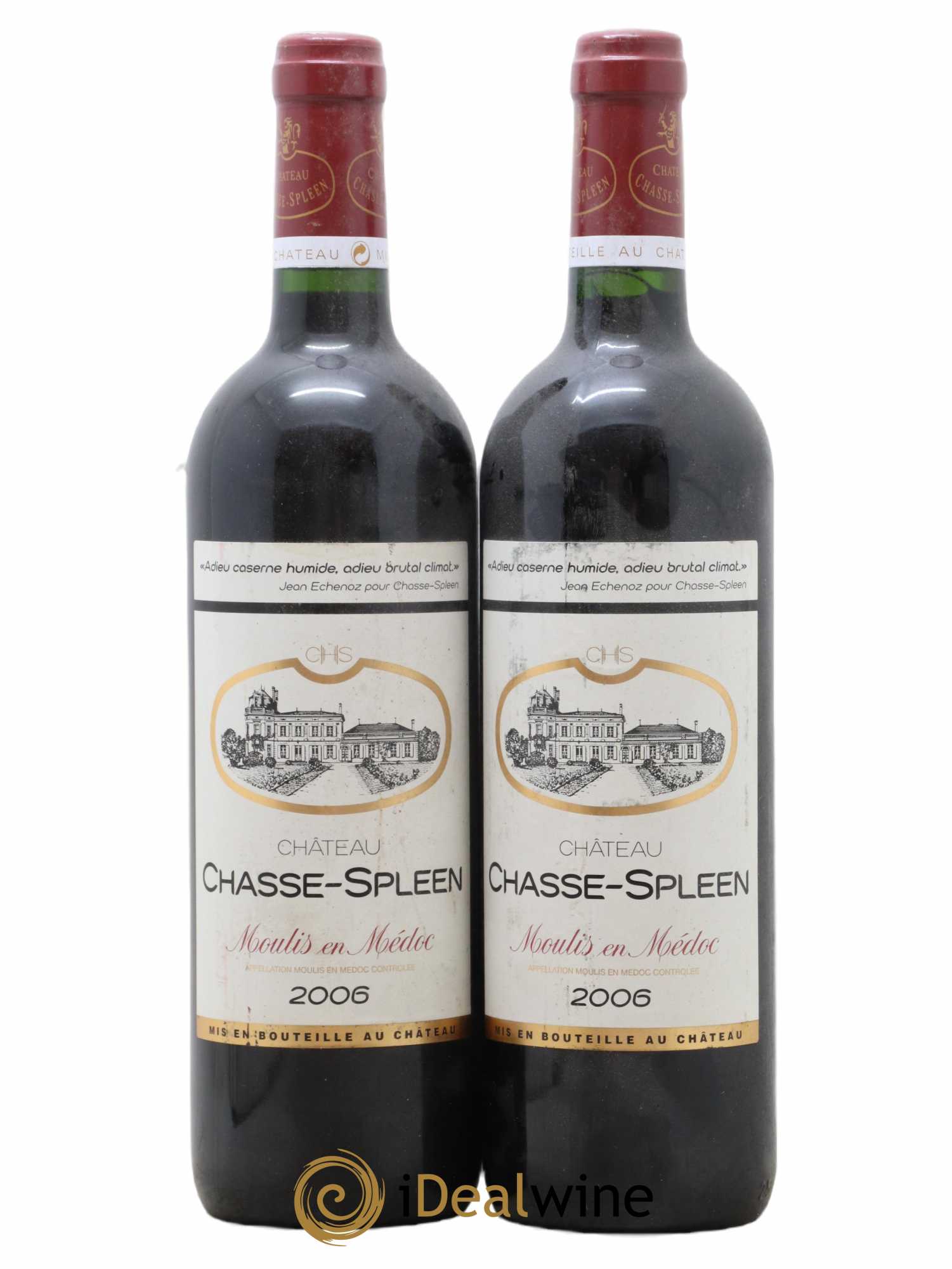 Château Chasse Spleen 2006 - Lot de 2 bouteilles - 0