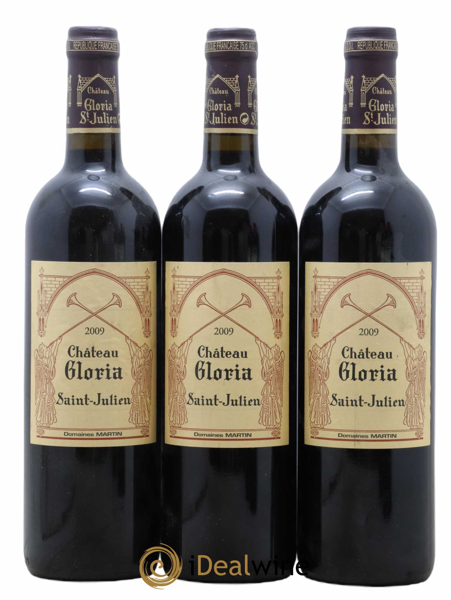 Château Gloria 2009 - Lot de 3 bouteilles - 0