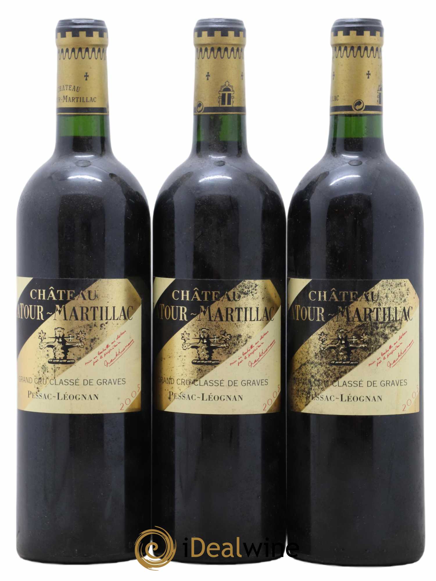 Château Latour-Martillac Cru Classé de Graves 2005 - Lot de 3 bouteilles - 0