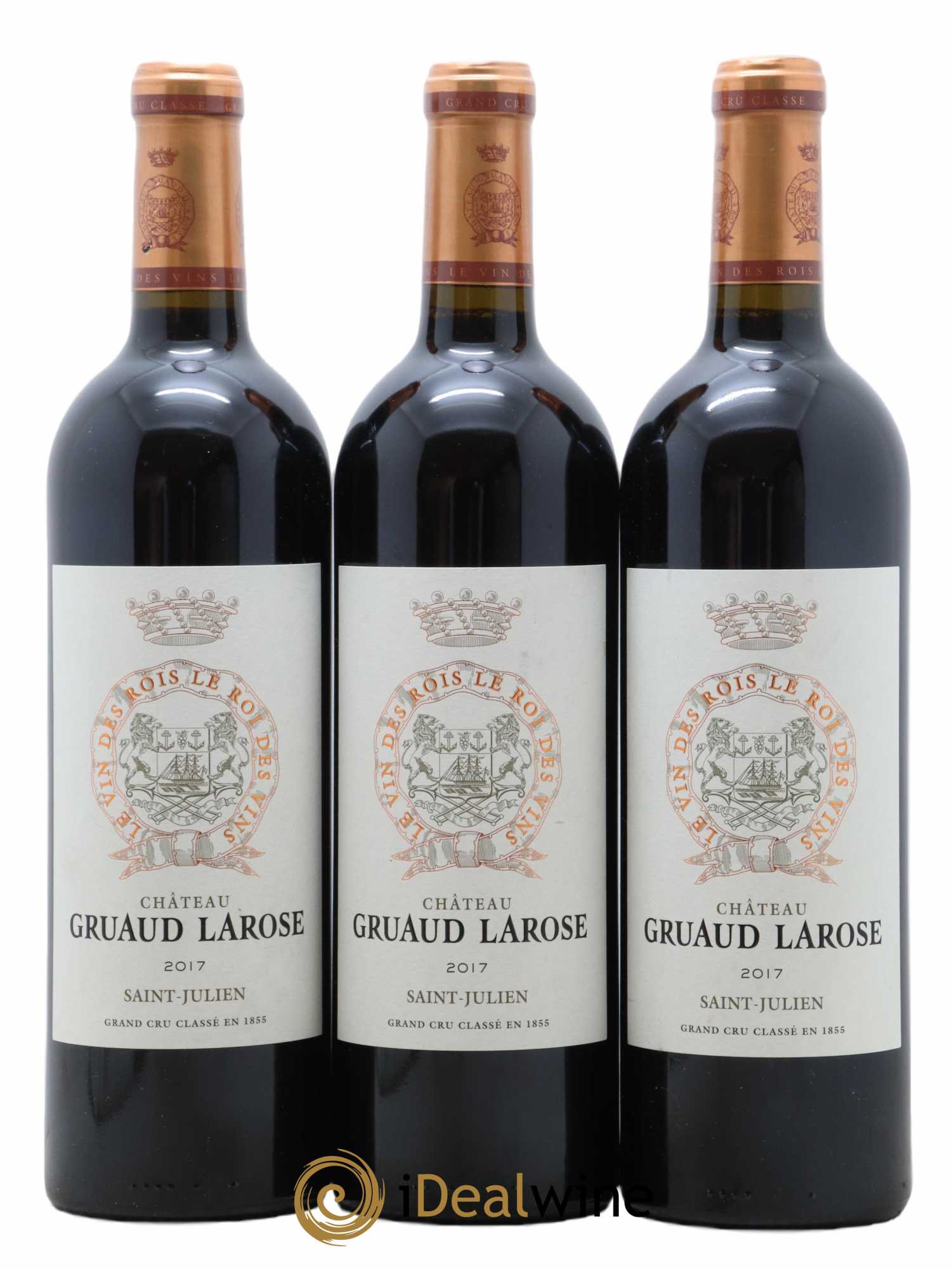 Château Gruaud Larose 2ème Grand Cru Classé 2017 - Lot of 3 bottles - 0