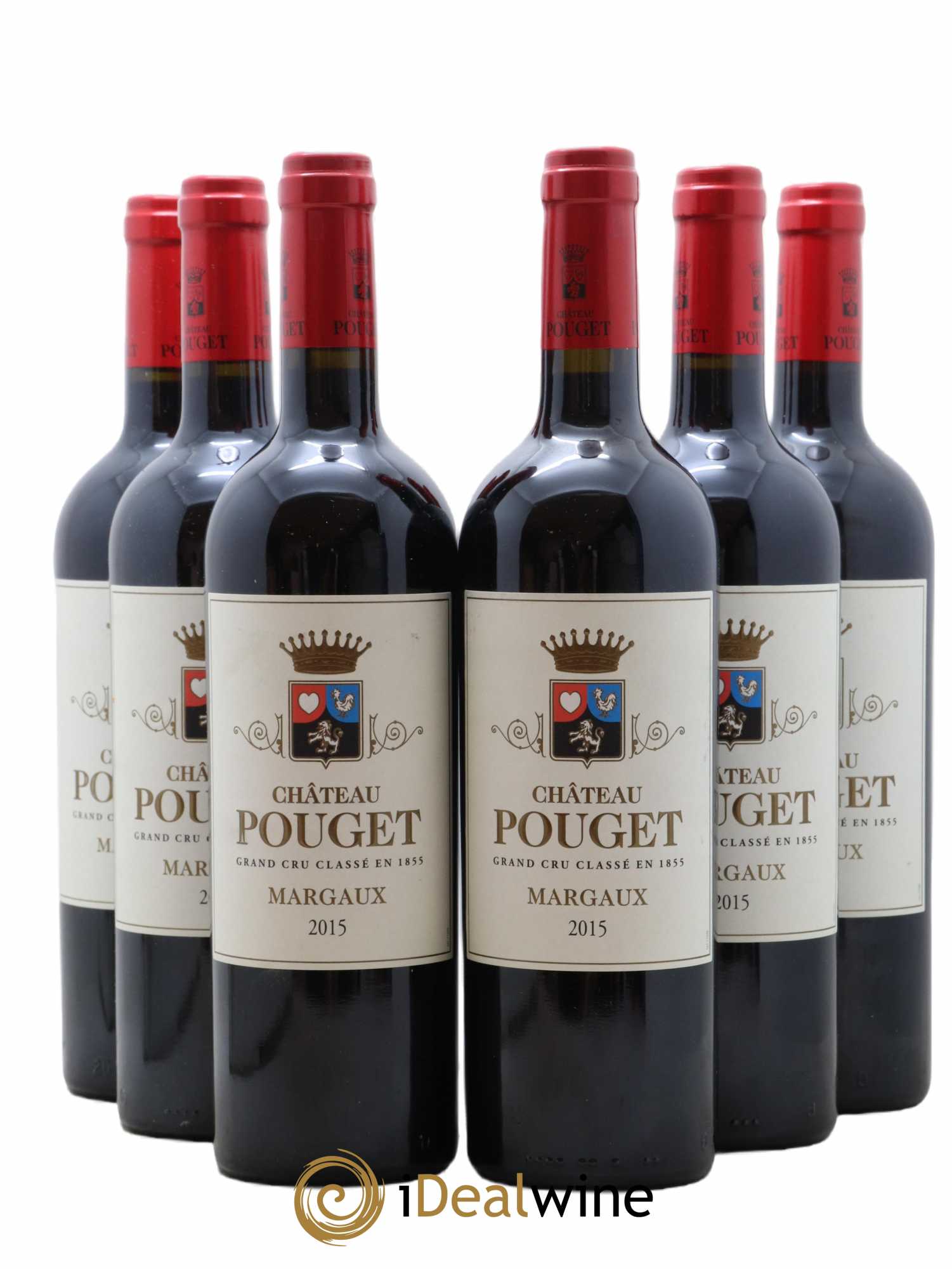 Château Pouget 4ème Grand Cru Classé 2015 - Lot de 6 bouteilles - 0
