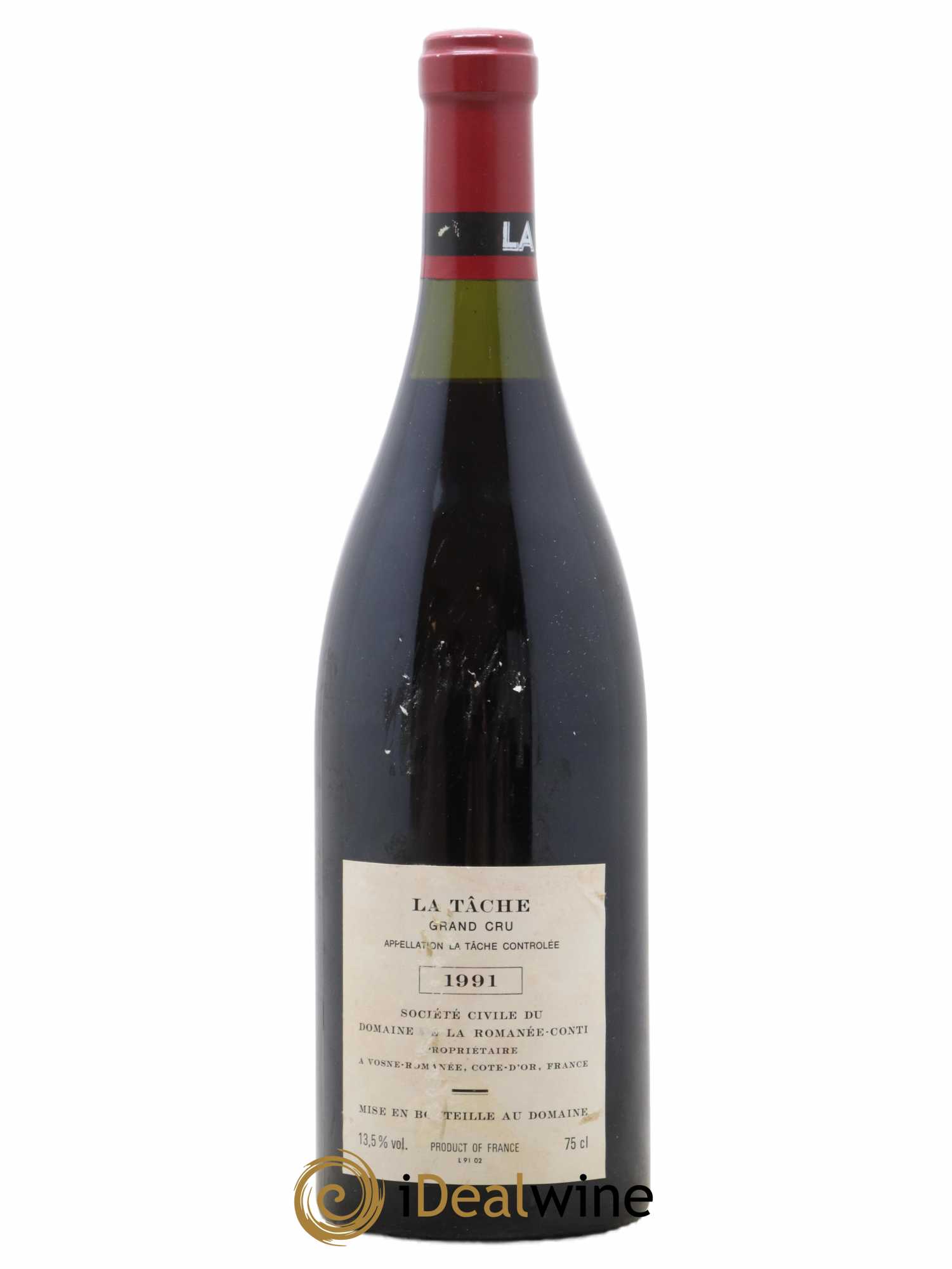 La Tâche Grand Cru Domaine de la Romanée-Conti 1991 - Lot of 1 bottle - 1