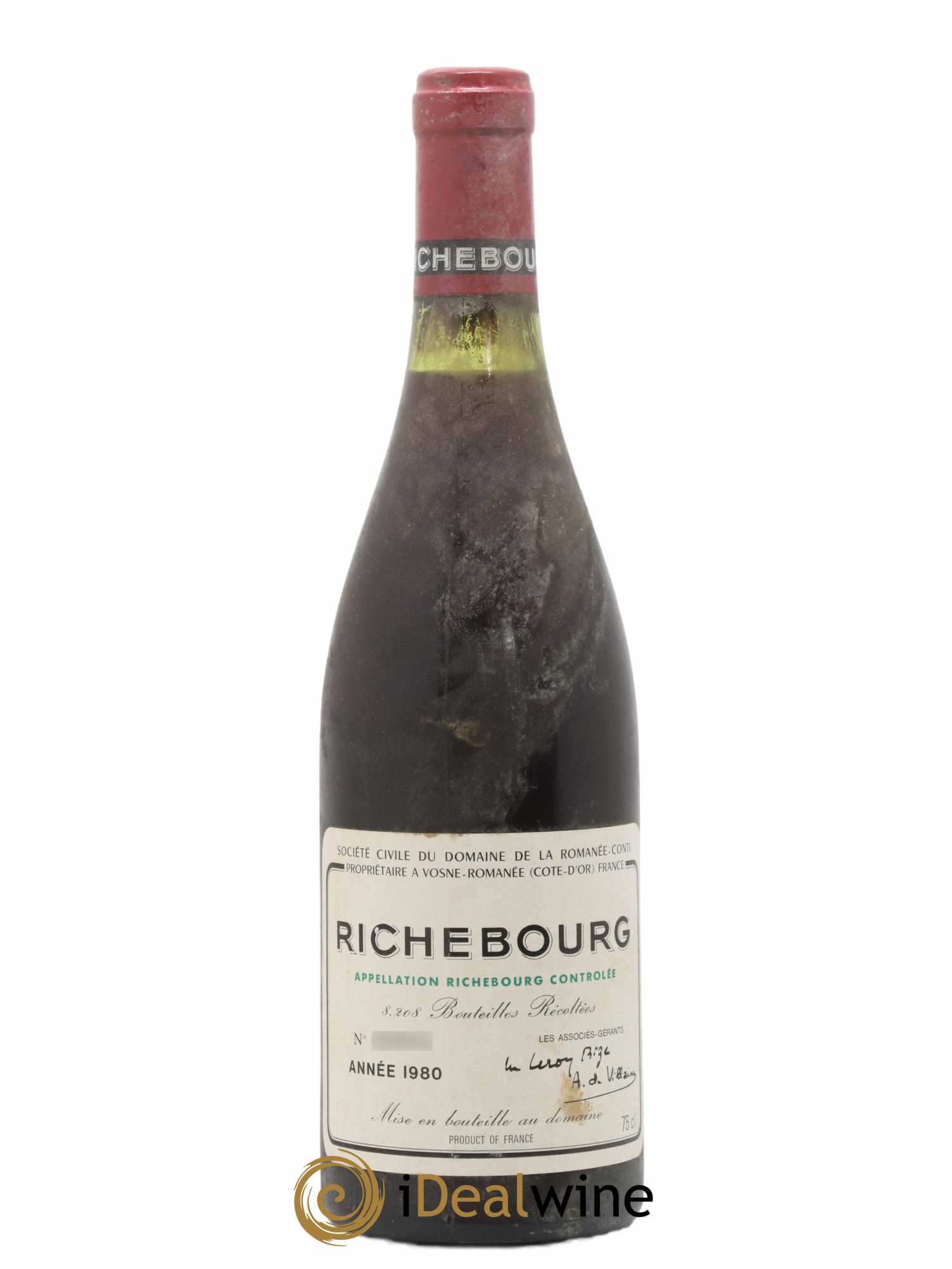 Richebourg Grand Cru Domaine de la Romanée-Conti 1980 - Lot de 1 bouteille - 0