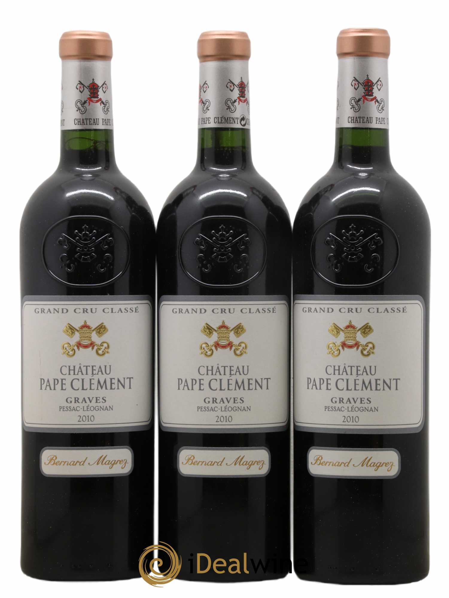 Château Pape Clément Cru Classé de Graves 2010 - Lot de 3 bouteilles - 0