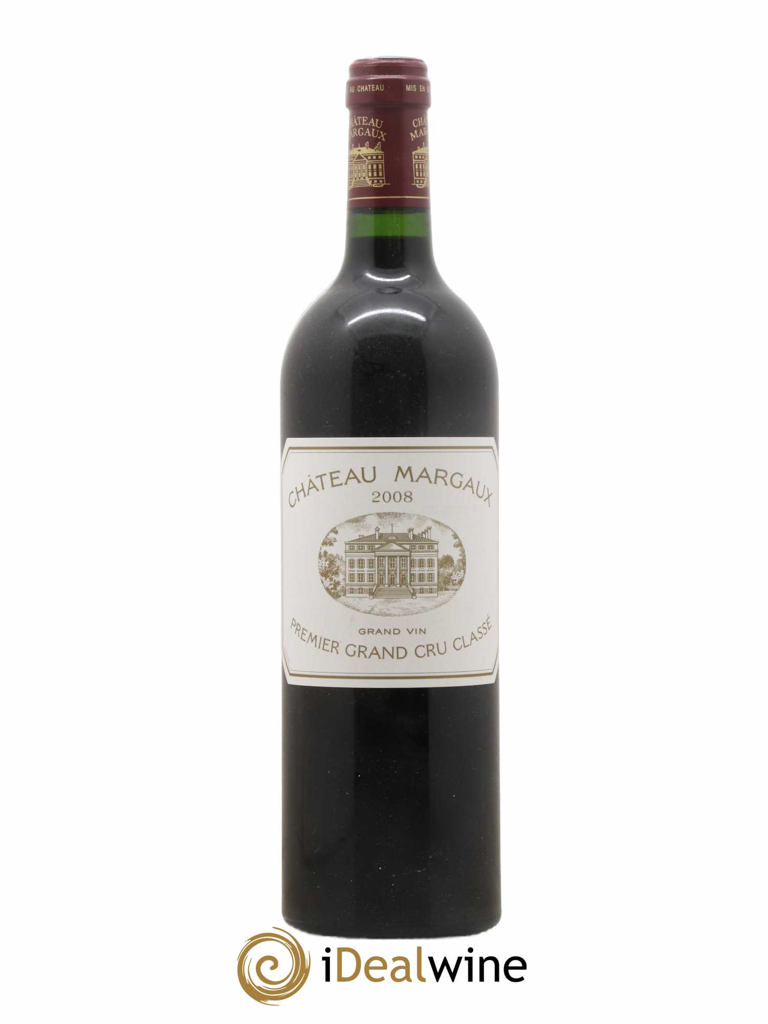 Château Margaux 1er Grand Cru Classé 2008 - Lot de 1 bouteille - 0