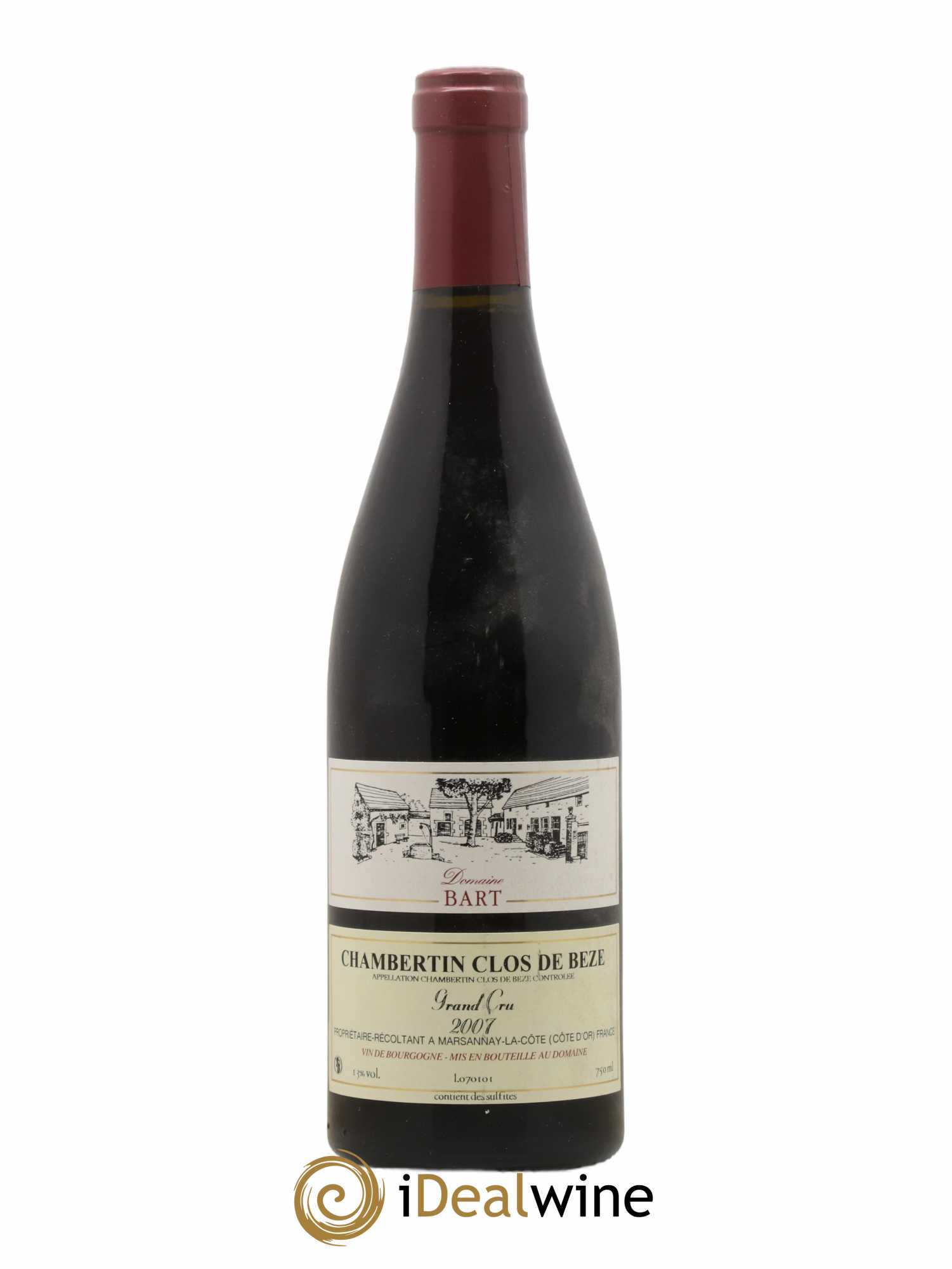 Chambertin Clos de Bèze Grand Cru Bart (Domaine) 2007 - Lot de 1 bouteille - 0