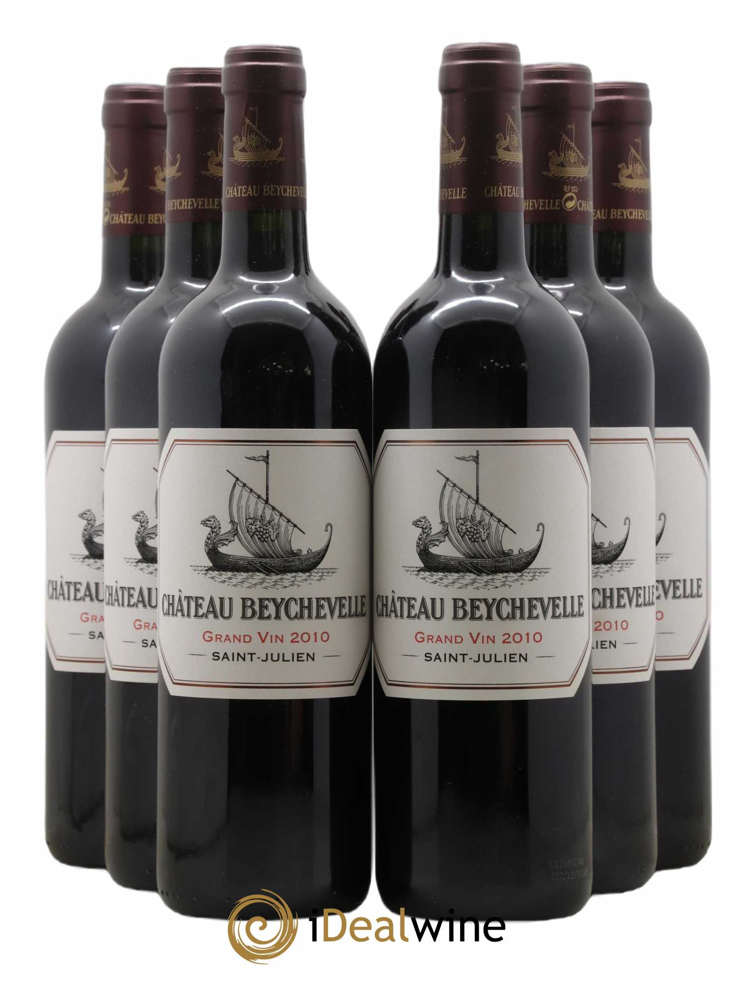 Château Beychevelle 4ème Grand Cru Classé 2010 - Lot de 6 bouteilles - 0