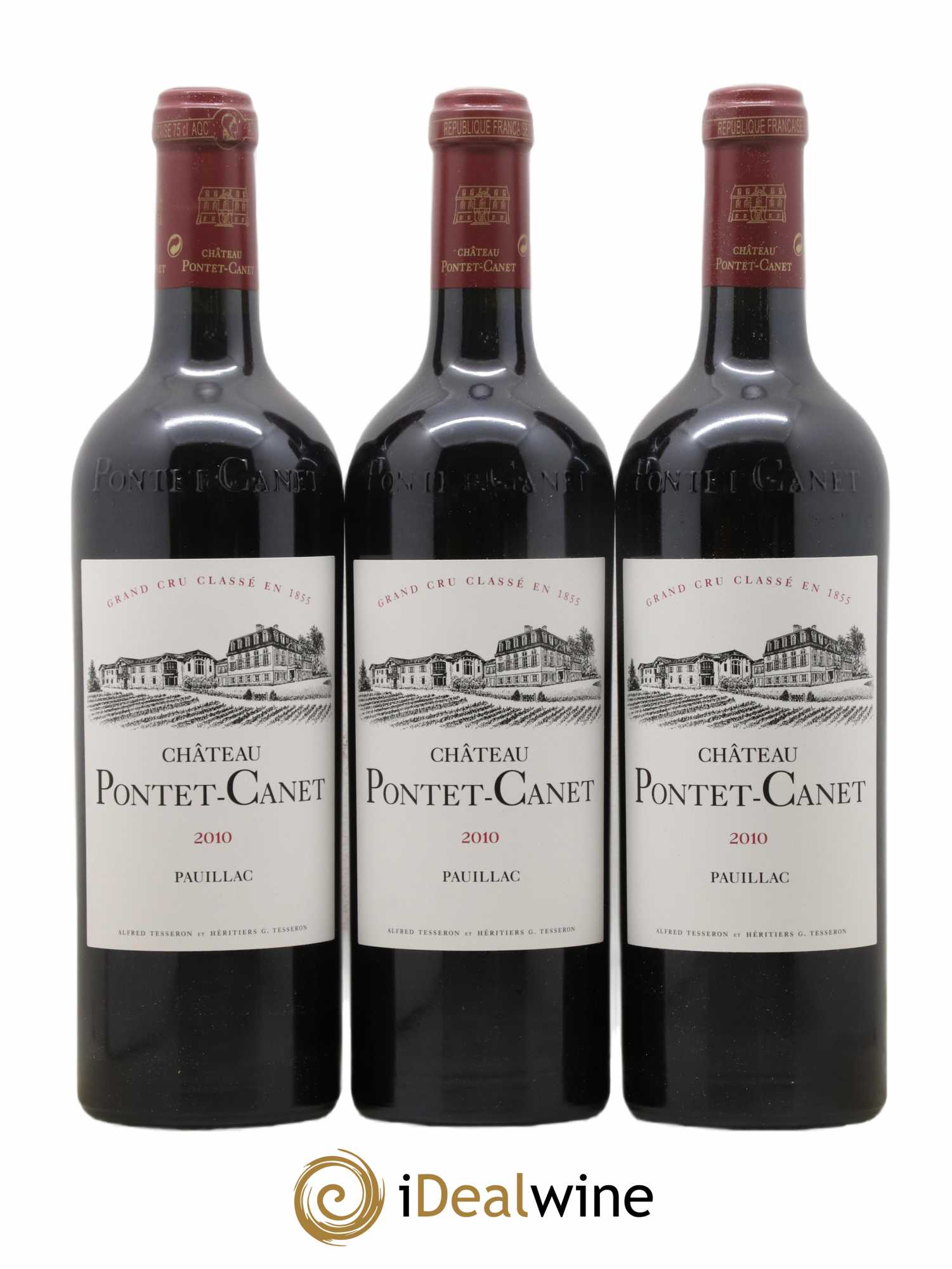 Château Pontet Canet 5ème Grand Cru Classé 2010 - Lot de 6 bouteilles - 3