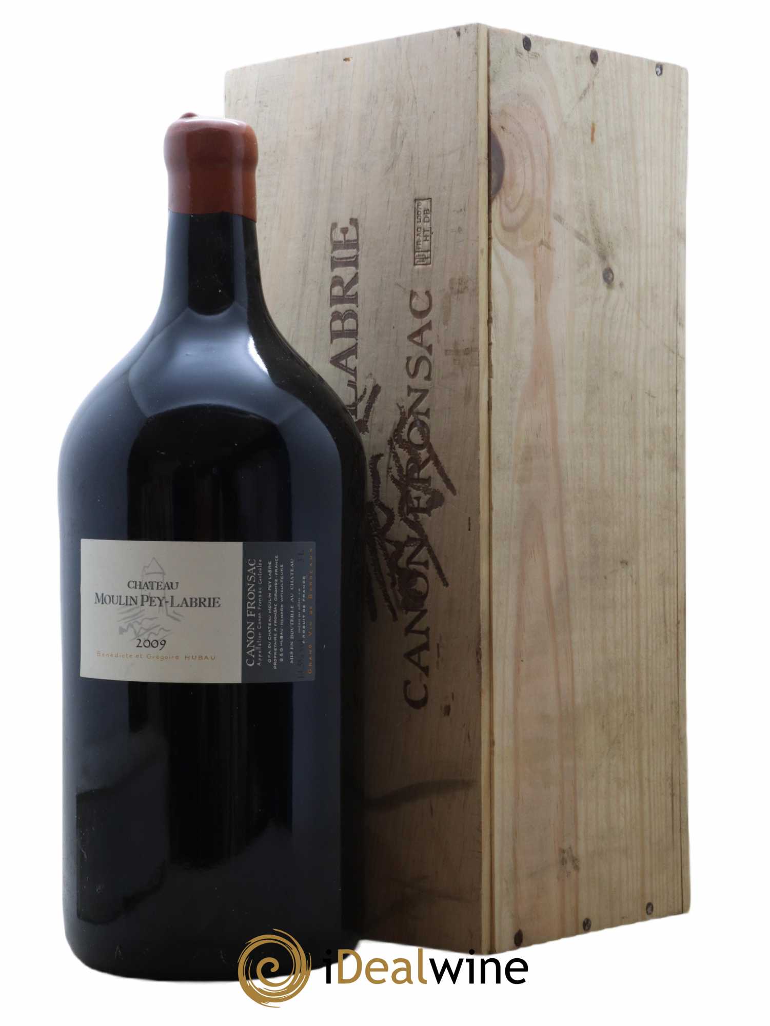 Château Moulin Pey-Labrie 2009 - Lot de 1 double magnum - 0