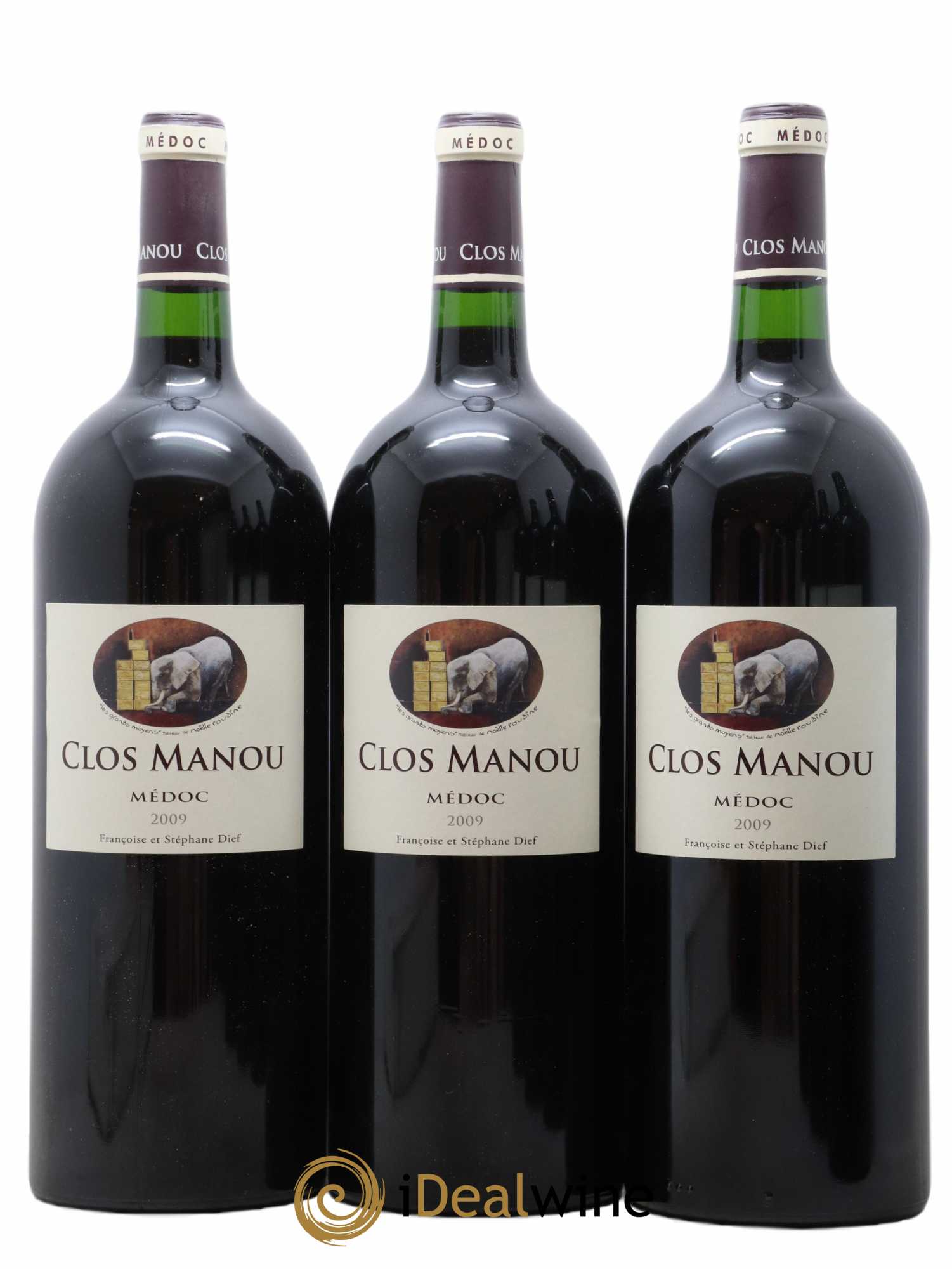 Clos Manou 2009 - Lot de 3 magnums - 0