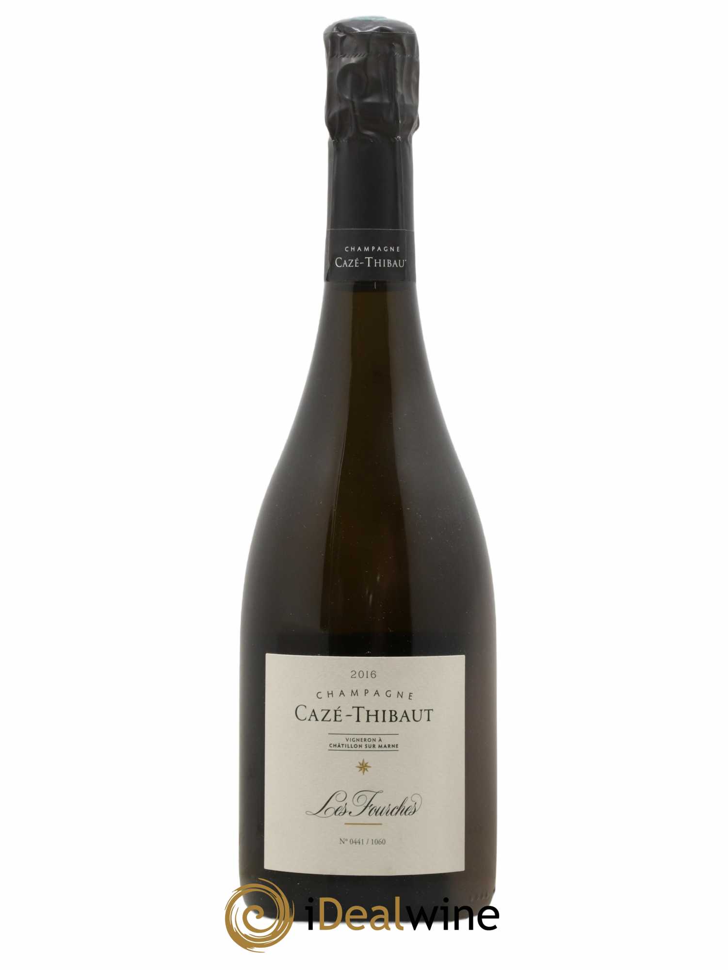 Les Fourches Blanc de Blancs Extra-Brut Cazé Thibaut 2016 - Lot de 1 bouteille - 0