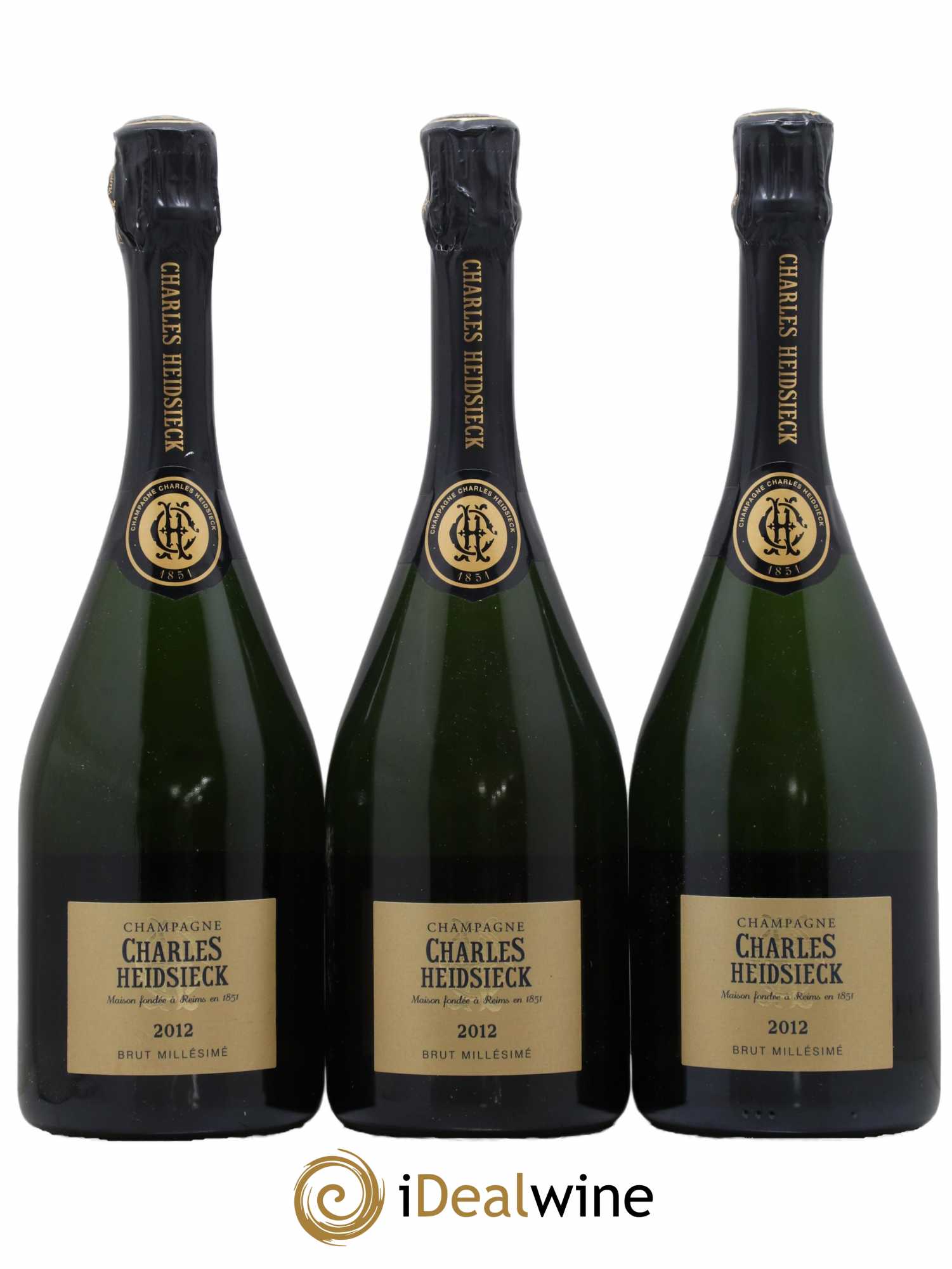 Brut Charles Heidsieck 2012 - Lot de 3 bouteilles - 0
