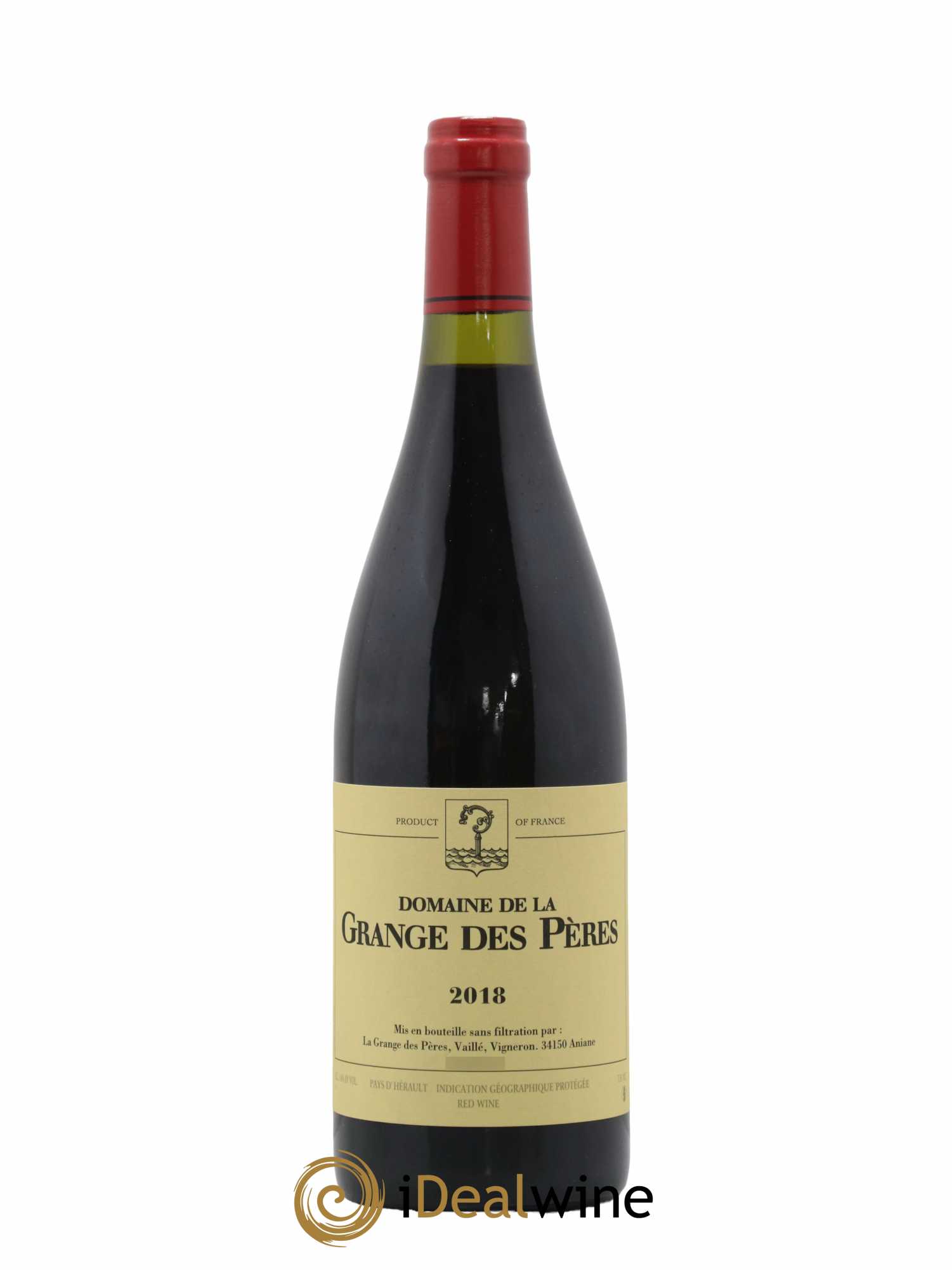 Pays d'Hérault Grange des Pères Laurent Vaillé 2018 - Lot de 1 bouteille - 0