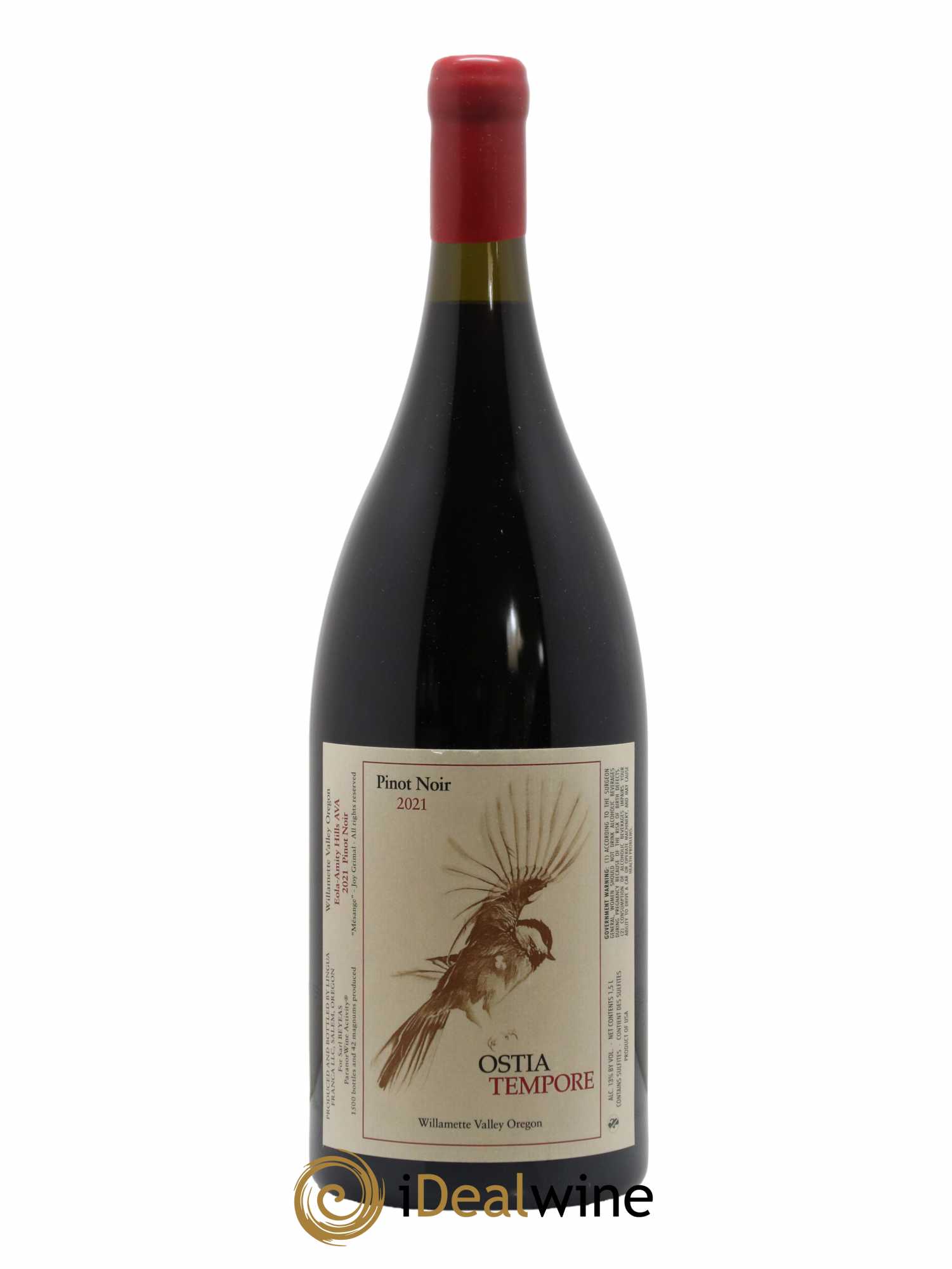 USA Pinot Noir Willamette Valley Ostia Tempore 2021 - Lot de 1 magnum - 0