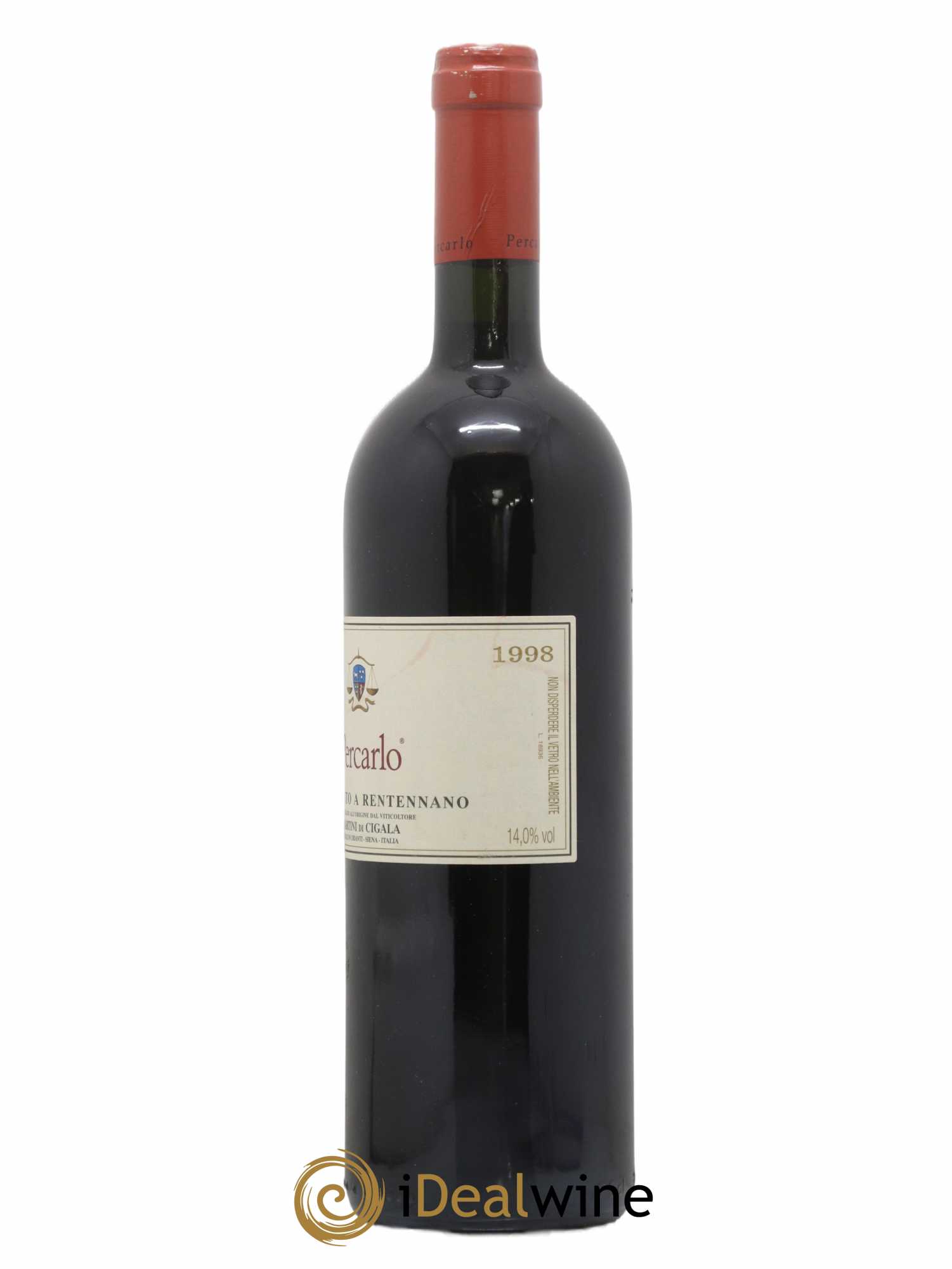 Toscana IGT San Giusto a Rentennano Percarlo Famille Martini di Cigala 1998 - Lot de 1 bouteille - 1