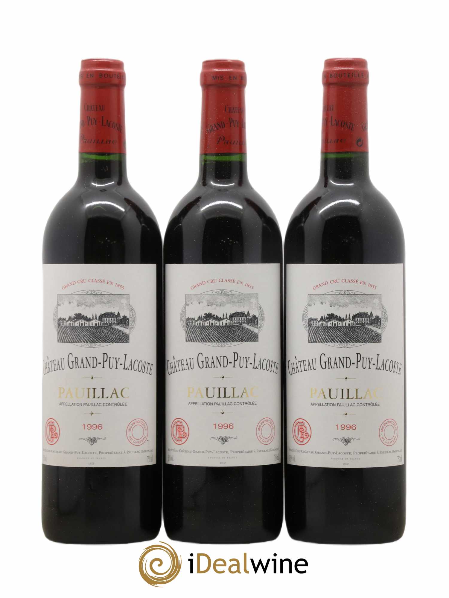 Château Grand Puy Lacoste 5ème Grand Cru Classé 1996 - Lot de 12 bouteilles - 3